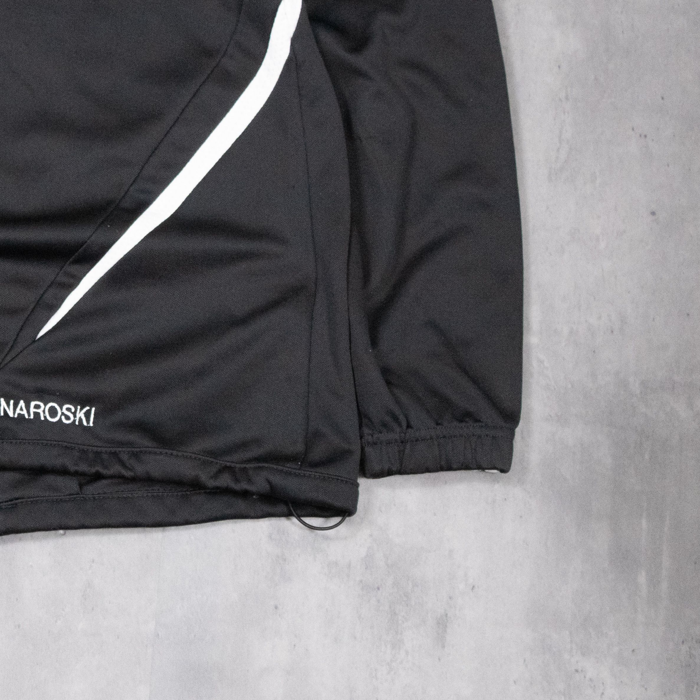 Adidas Y2K 2010 Adidas Curve Stripes Black Track Top Sweater Size US M / EU 48-50 / 2 - 10 Thumbnail