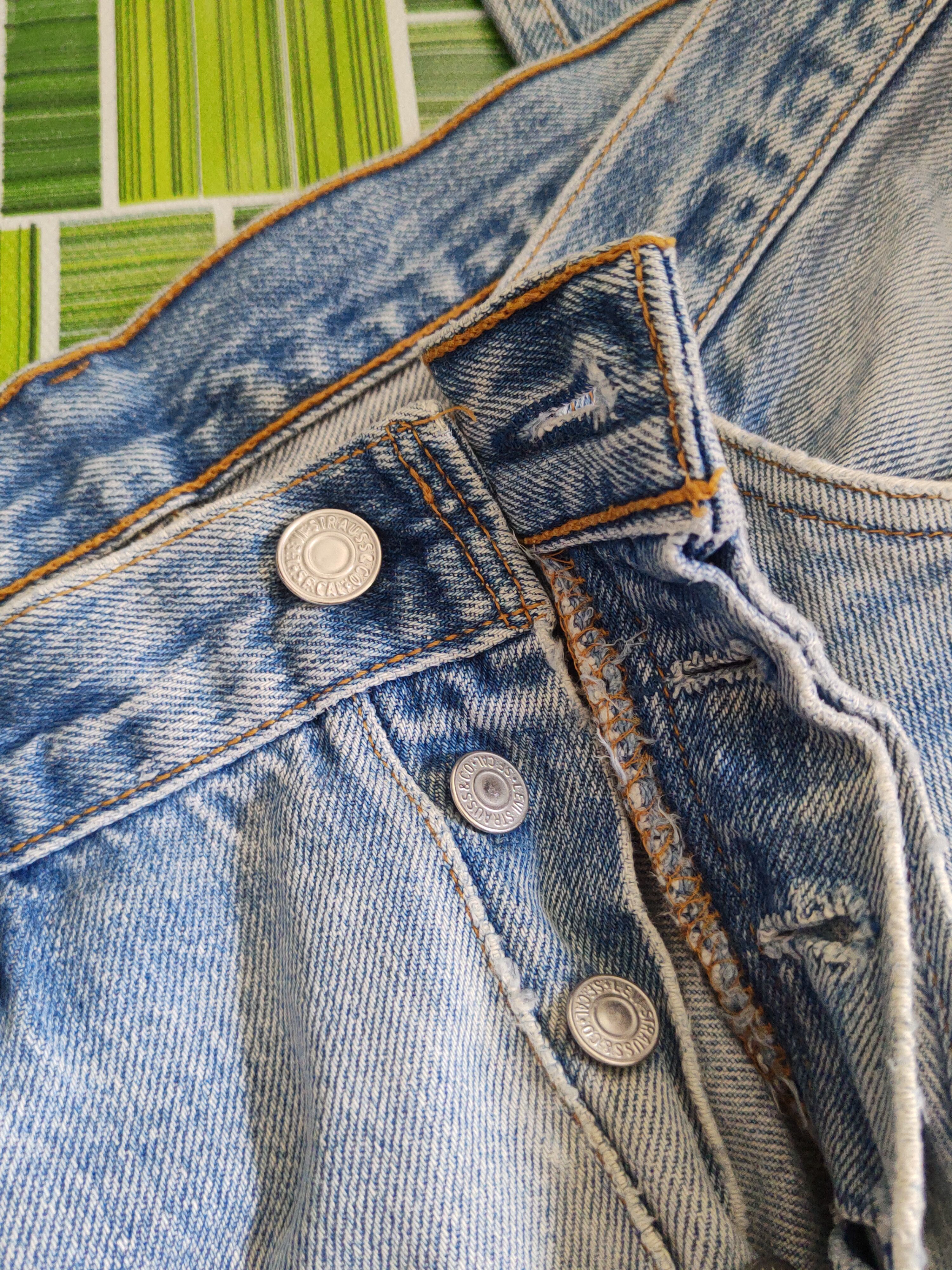 Levi's DL 501 Levi's Blue Distressed Denim vintage Pants #S1373 Size US 33 - 16 Thumbnail