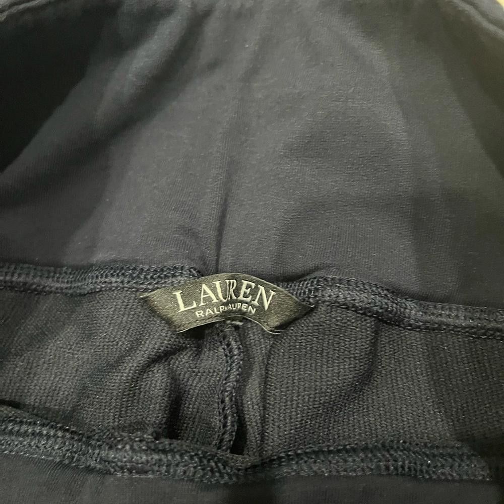 Lauren Ralph Lauren LRL Ralph Lauren Navy Silicone Red Logo Striped LEGGINGS Size 36" / US 14 / IT 50 - 5 Thumbnail