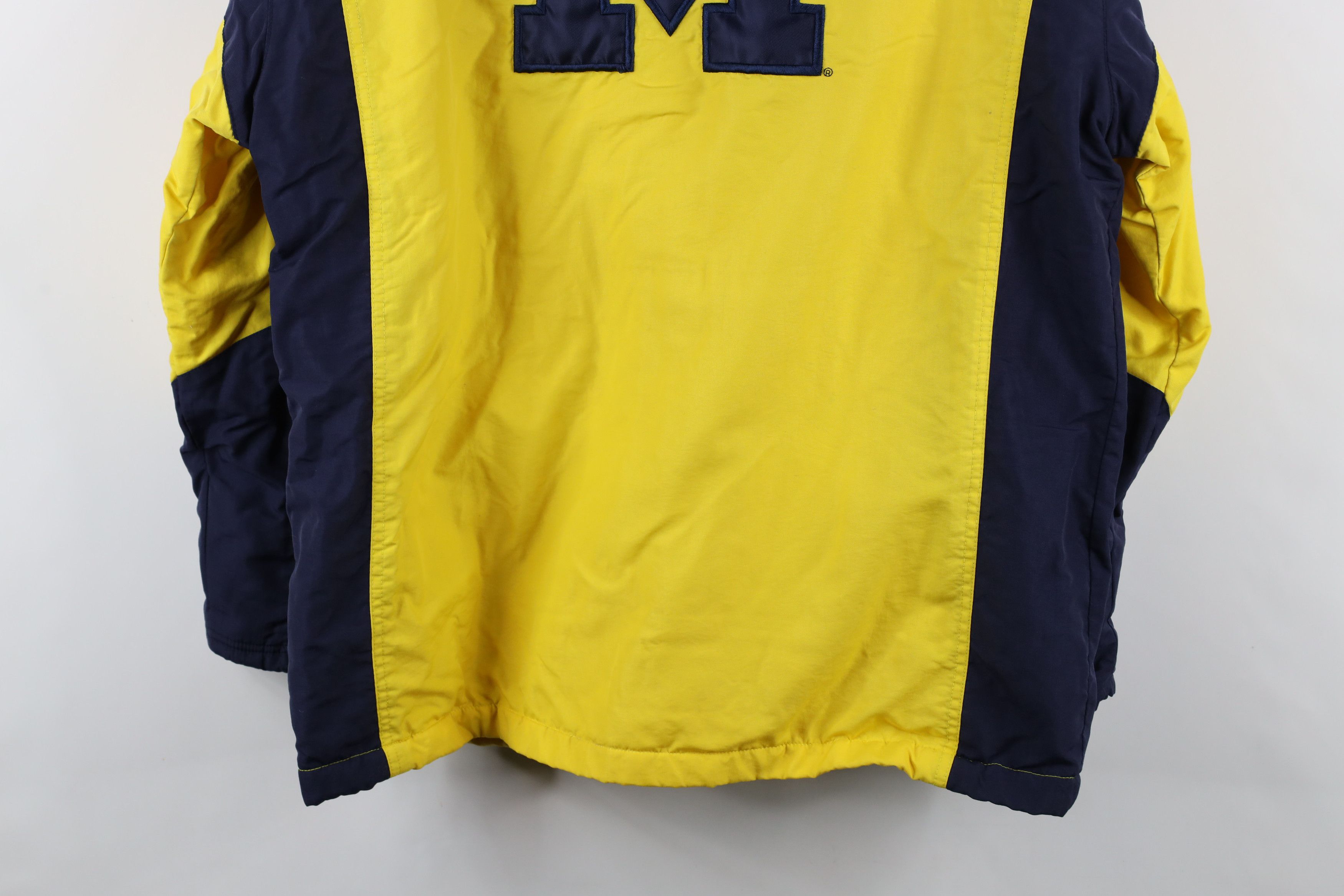 Vintage Vintage University of Michigan Fleece Lined Hooded Jacket Size US L / EU 52-54 / 3 - 14 Thumbnail