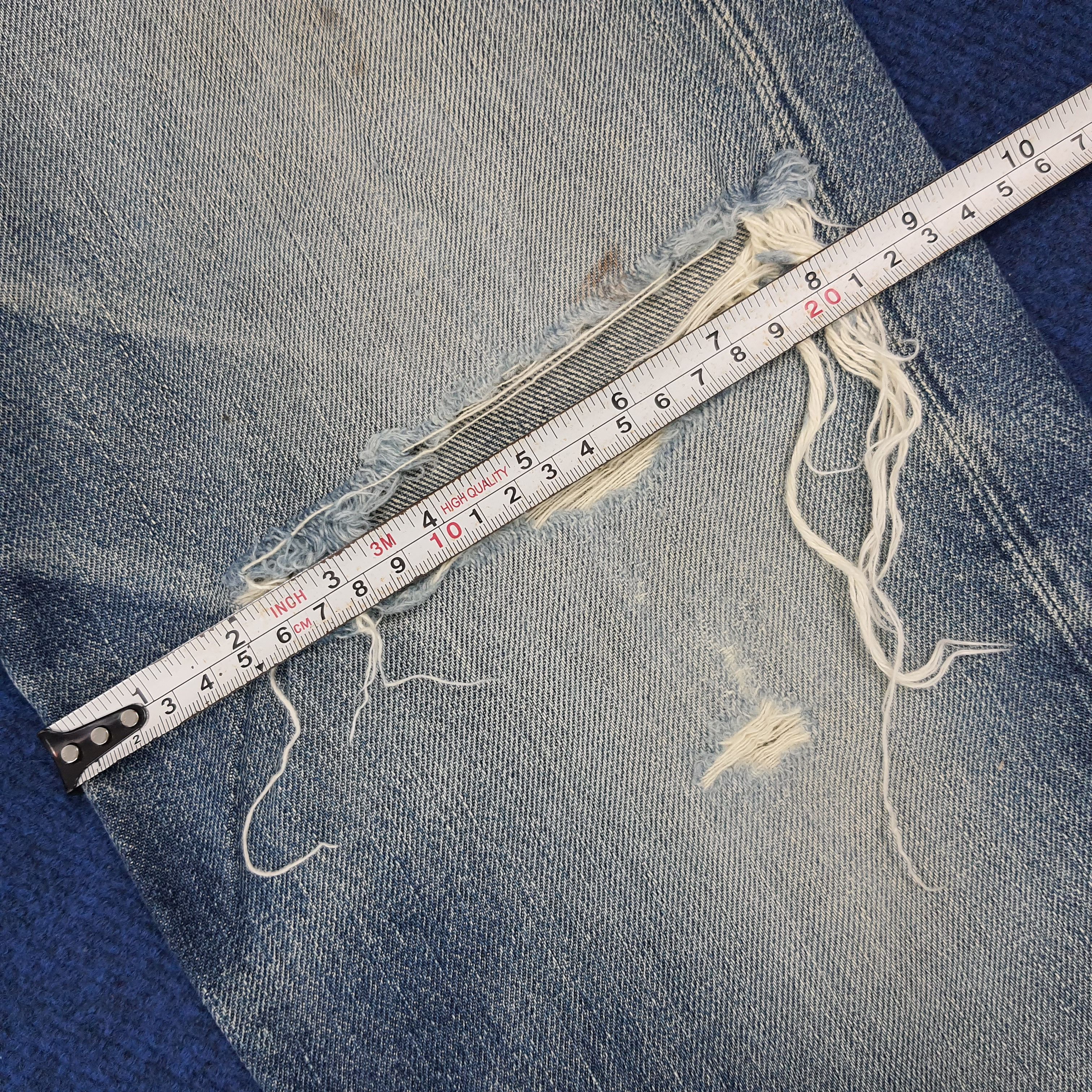 Evisu Vintage Evisu Salvadge Japan Brand Custom Daicock Jeans Size US 27 - 13 Thumbnail