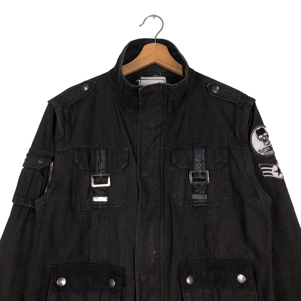 Hysteric Glamour 🔥Vintage Biker Jacket Punk Design Cargo Clone Devgru Japan Size US XL / EU 56 / 4 - 3 Thumbnail