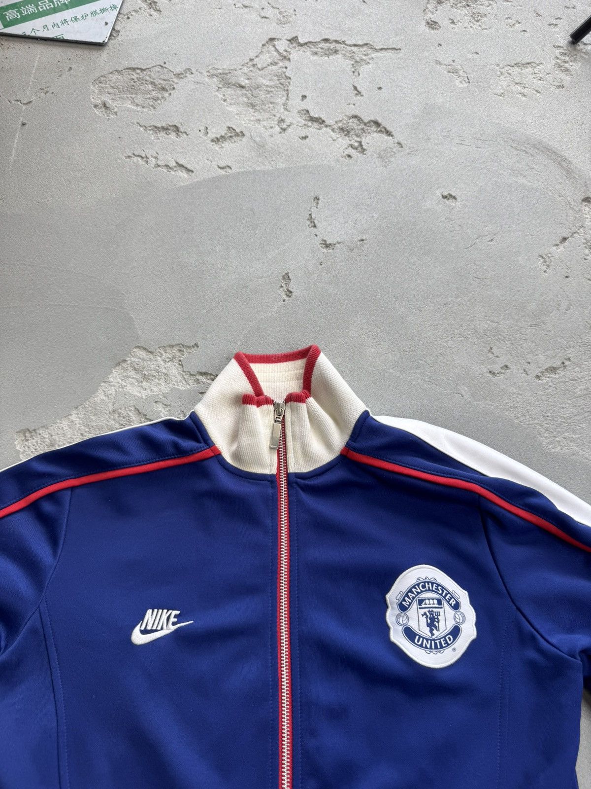 Nike Nike Manchester United Blue Track Jacket Full Zip Size US S / EU 44-46 / 1 - 5 Thumbnail