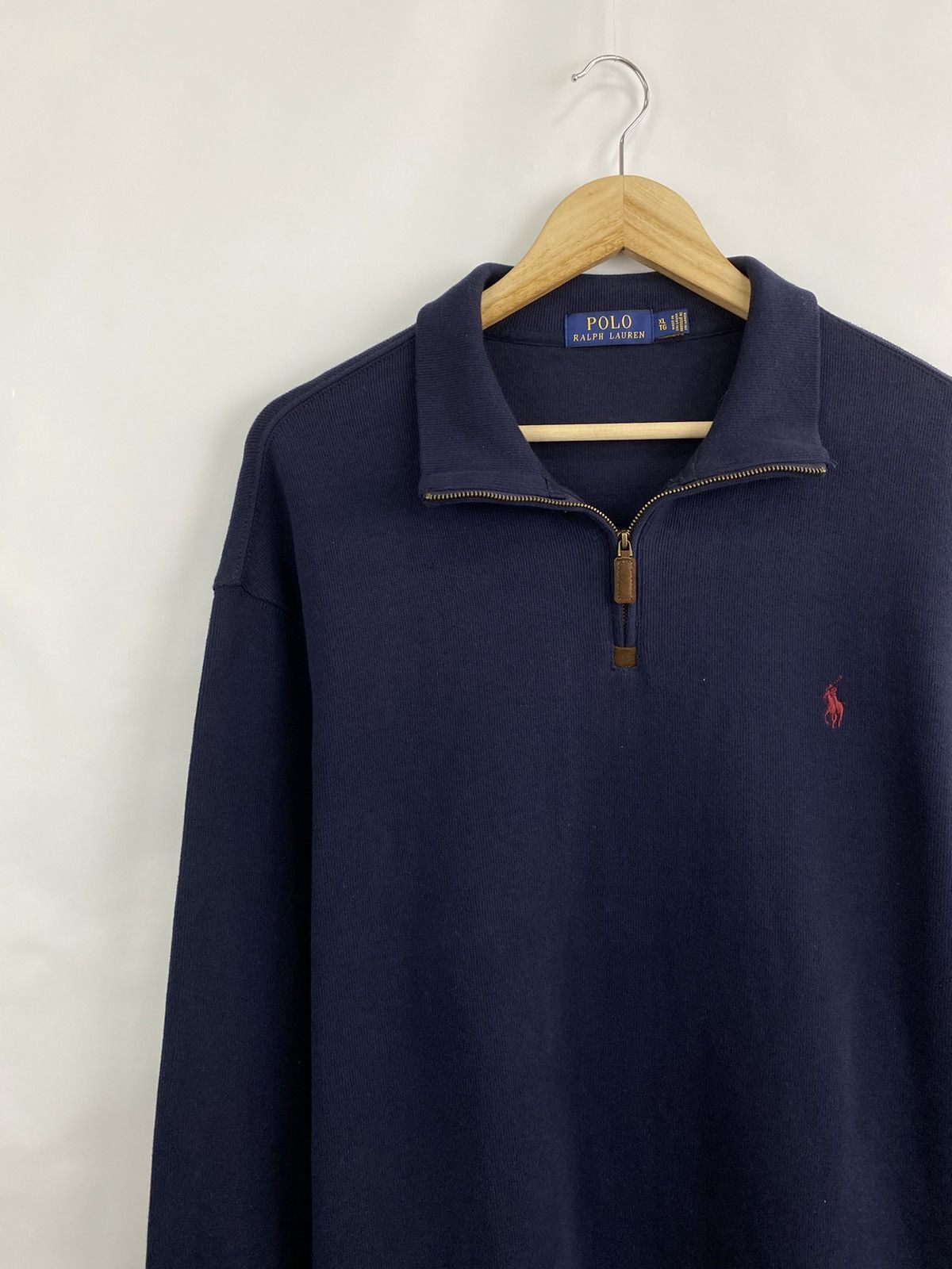 Polo Ralph Lauren Vintage 90s Ralph Lauren Knitted 1/4 Zip Sweater Size US XL / EU 56 / 4 - 2 Thumbnail