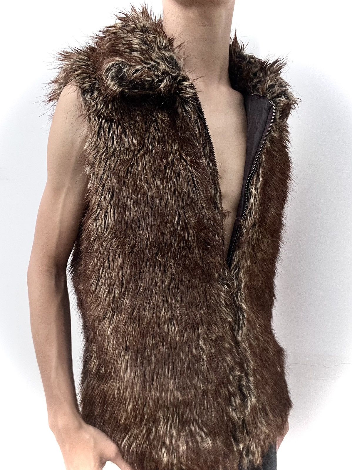 In The Attic In The Attic Avant-Garde Fur Jacket Size US L / EU 52-54 / 3 - 2 Thumbnail