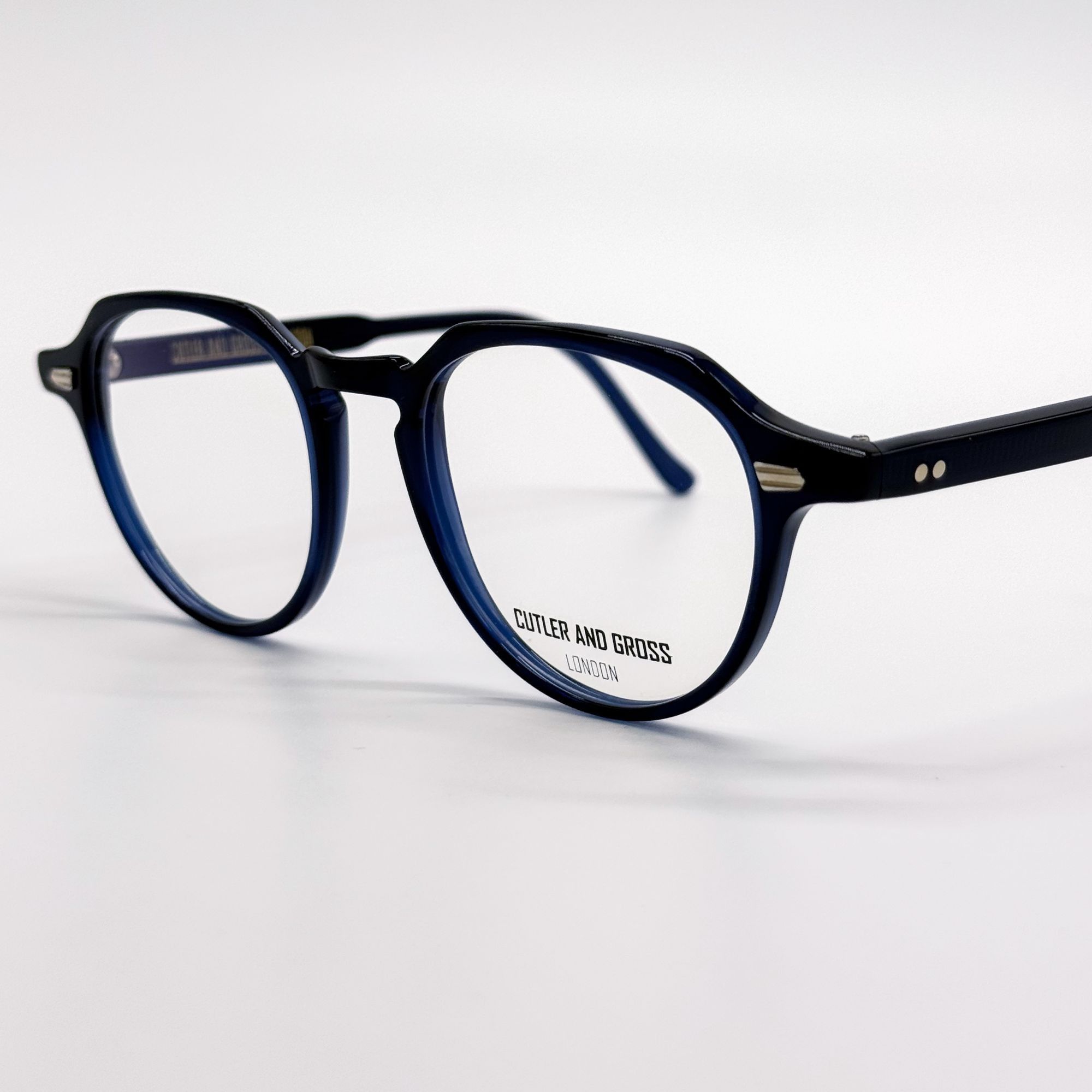 Cutler and Gross NEW CUTLER AND GROSS CG1313V2 003 EYEGLASSES BLUE UNISEX Size ONE SIZE - 6 Thumbnail