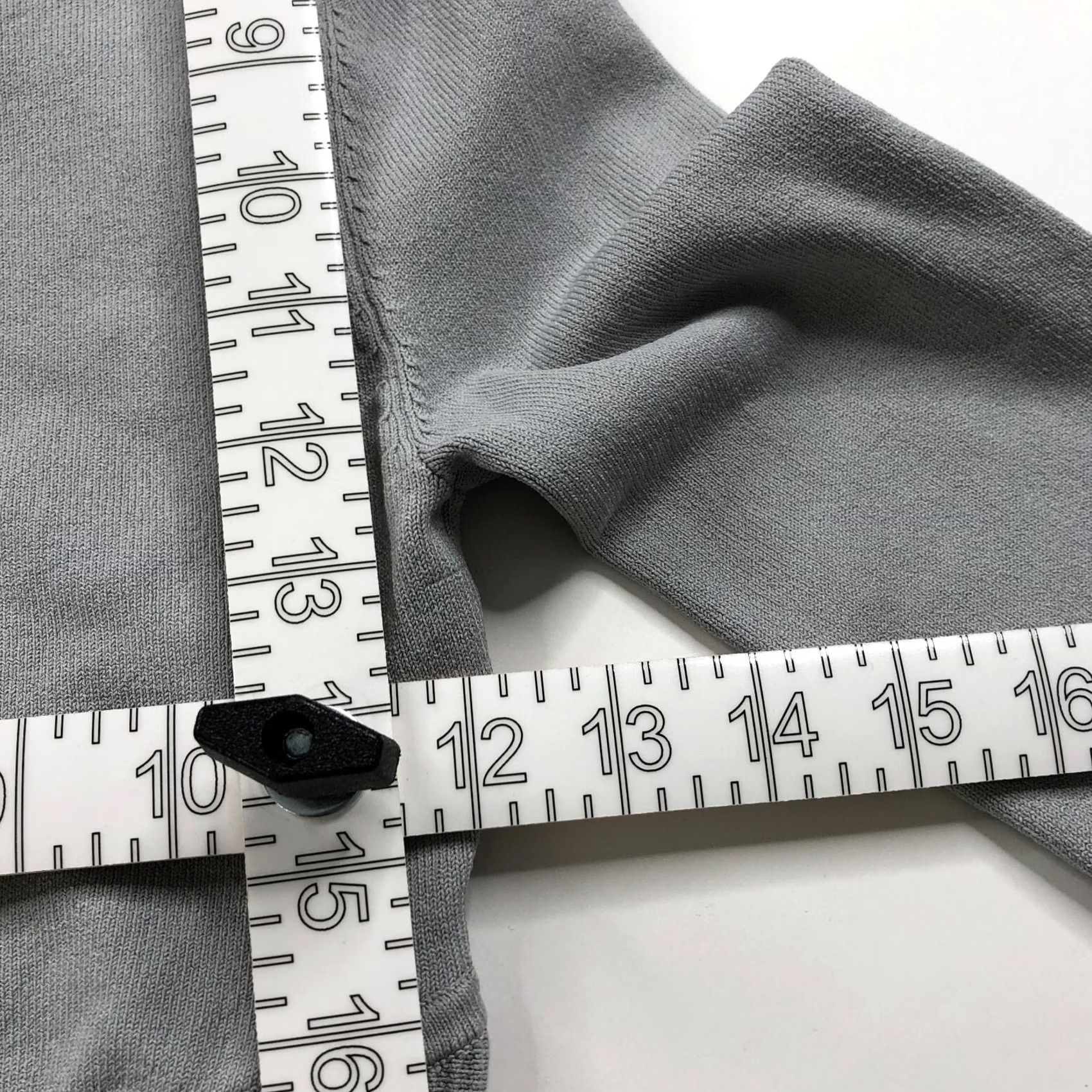 Vintage Babaton Sculpt Knit Empire Corset Pullover Top Blouse XS Light Gray MINT Women Size XS / US 0-2 / IT 36-38 - 6 Thumbnail
