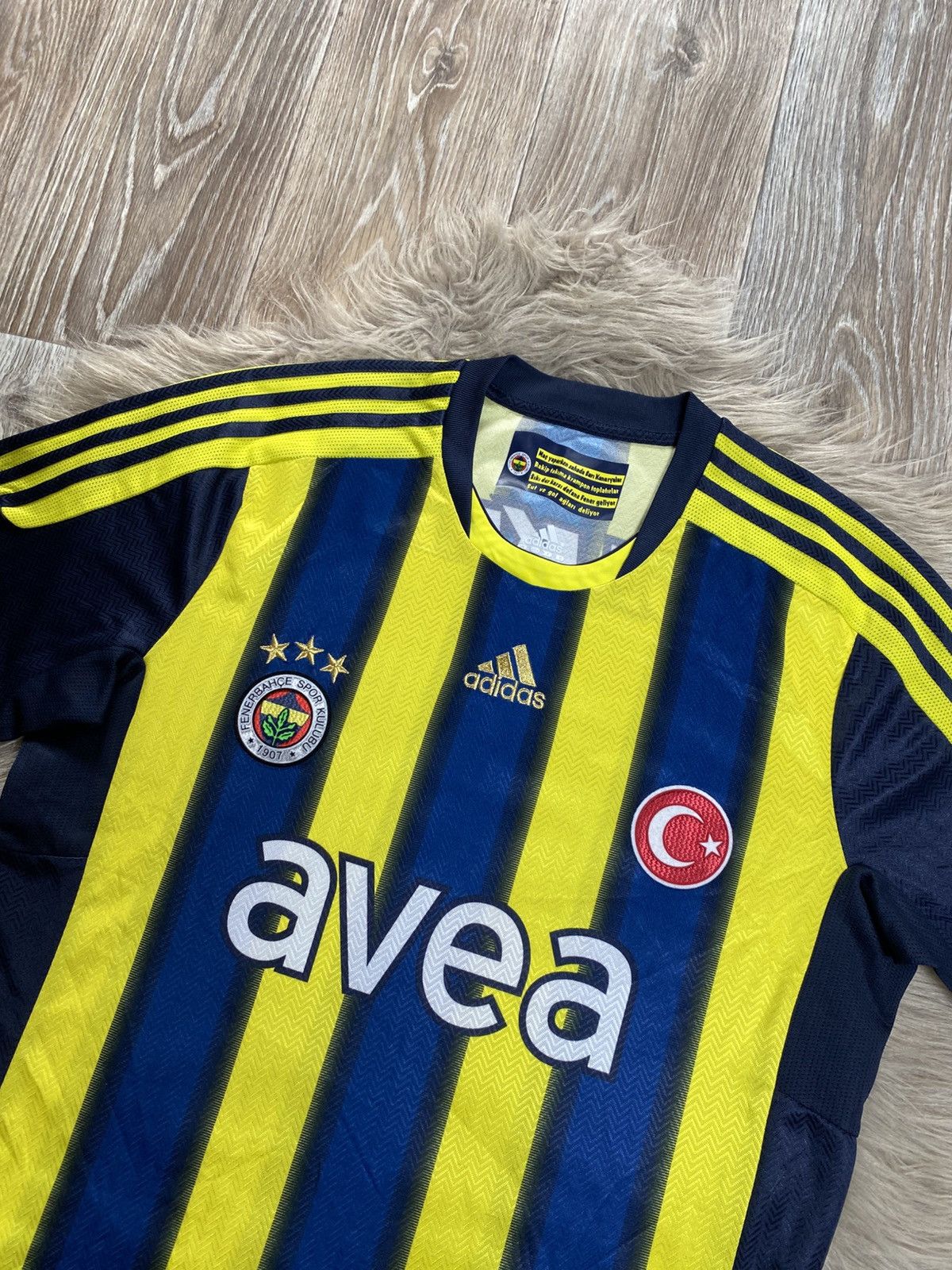 Adidas Adidas Fenerbahce home football soccer jersey 2011 Size US L / EU 52-54 / 3 - 2 Thumbnail
