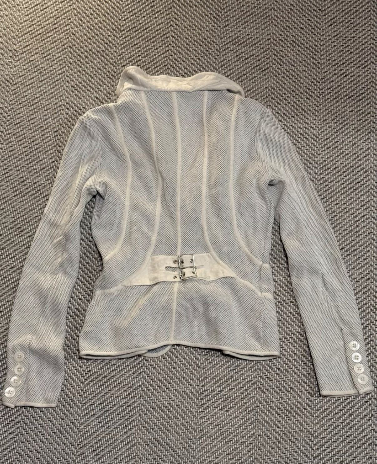 Emporio Armani Emporio Armani Y2K Mesh Zip-Up Jacket K24 Size S / US 4 / IT 40 - 4 Thumbnail