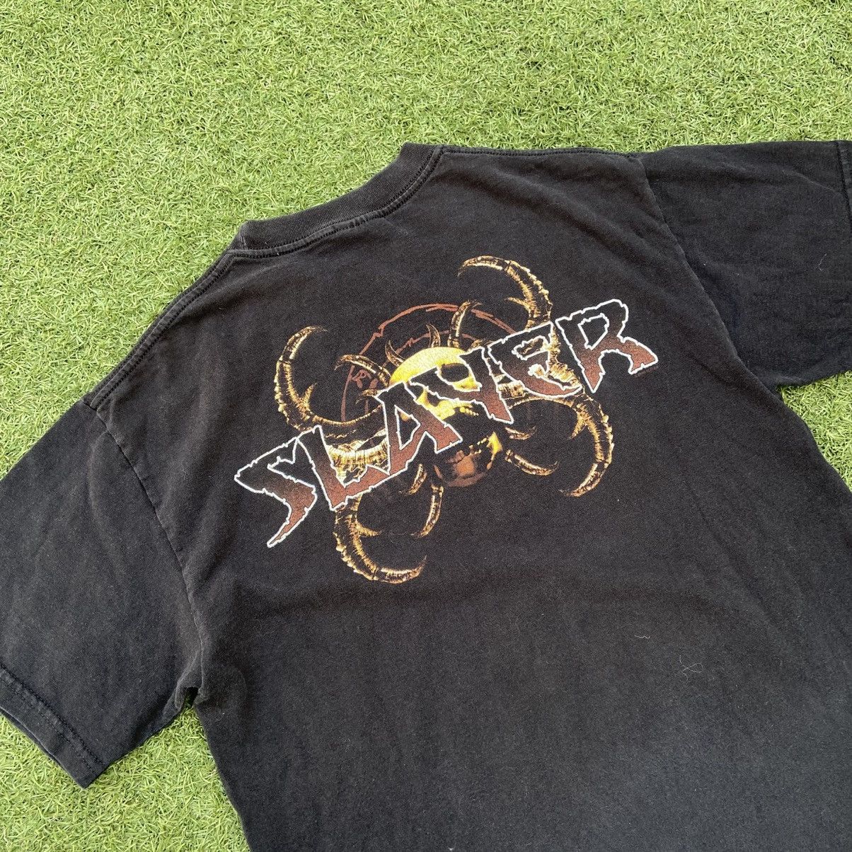 Band Tees × Vintage Vintage 2000 slayer metal rock band graphic t shirt Size US M / EU 48-50 / 2 - 4 Thumbnail