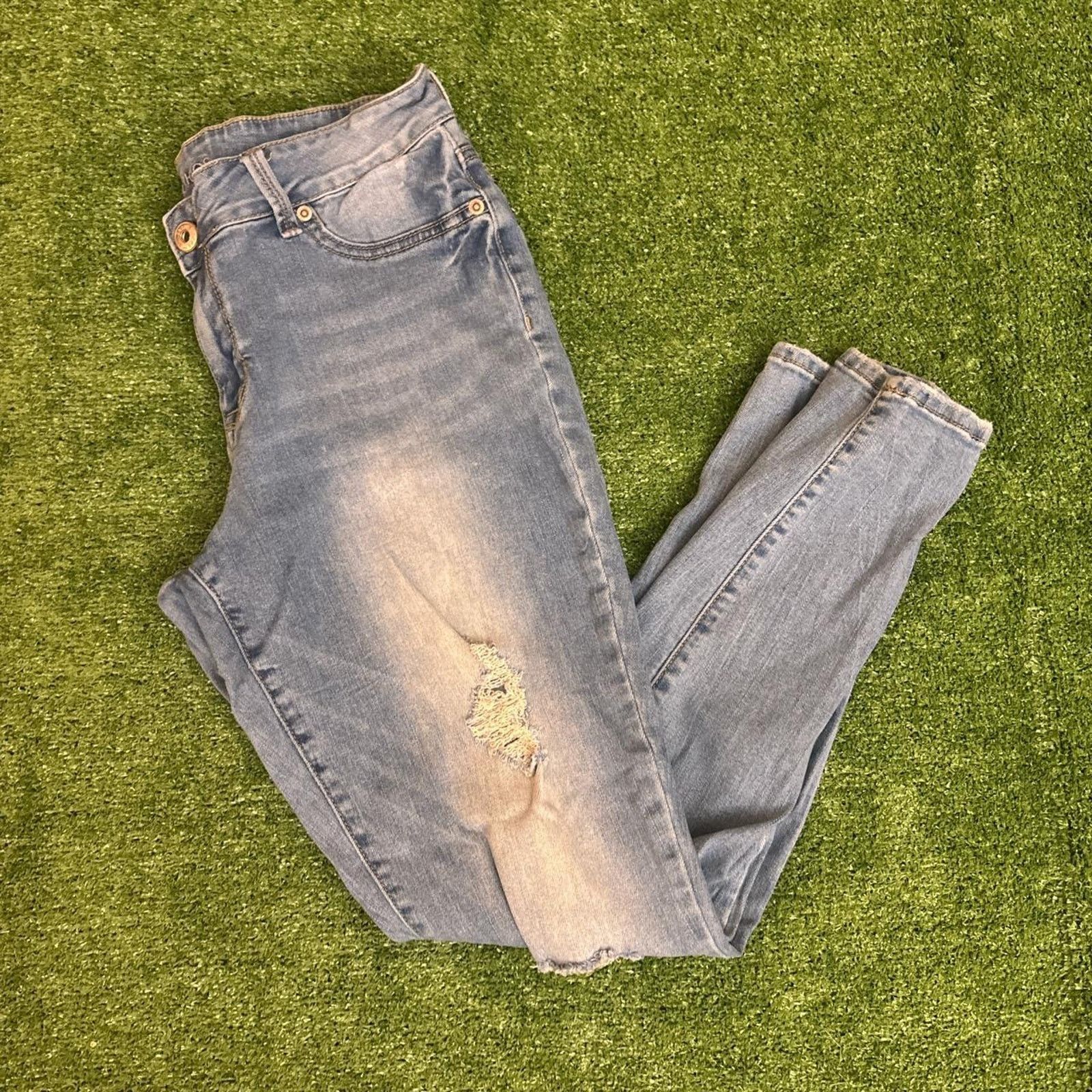 Other Women’s Denim Maurices Distressed Skinny Jeans Size 32" / US 10 / IT 46 - 1 Thumbnail