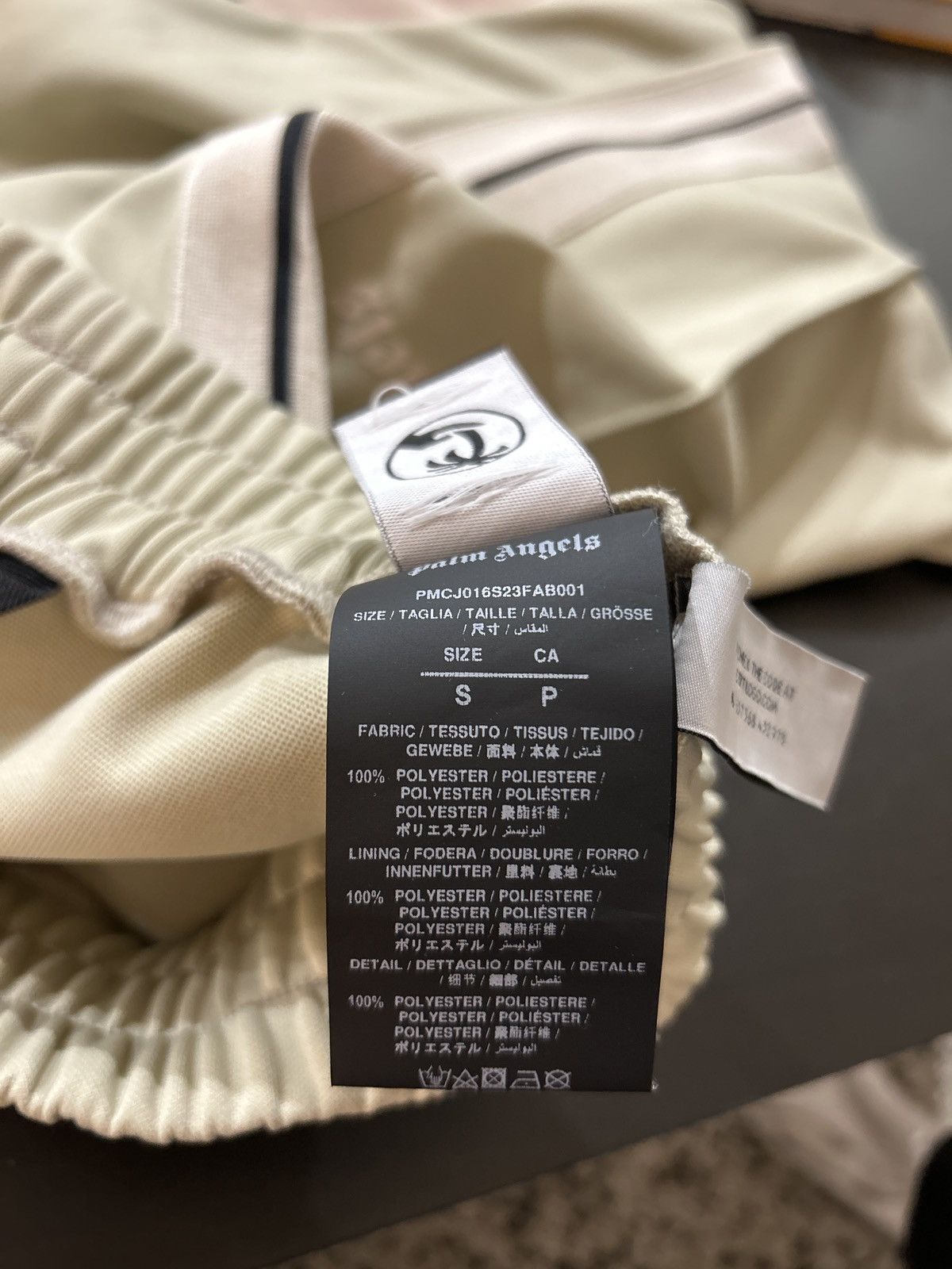 Palm Angels Cream Side Stripe Logo Pant Size US 30 / EU 46 - 7 Thumbnail