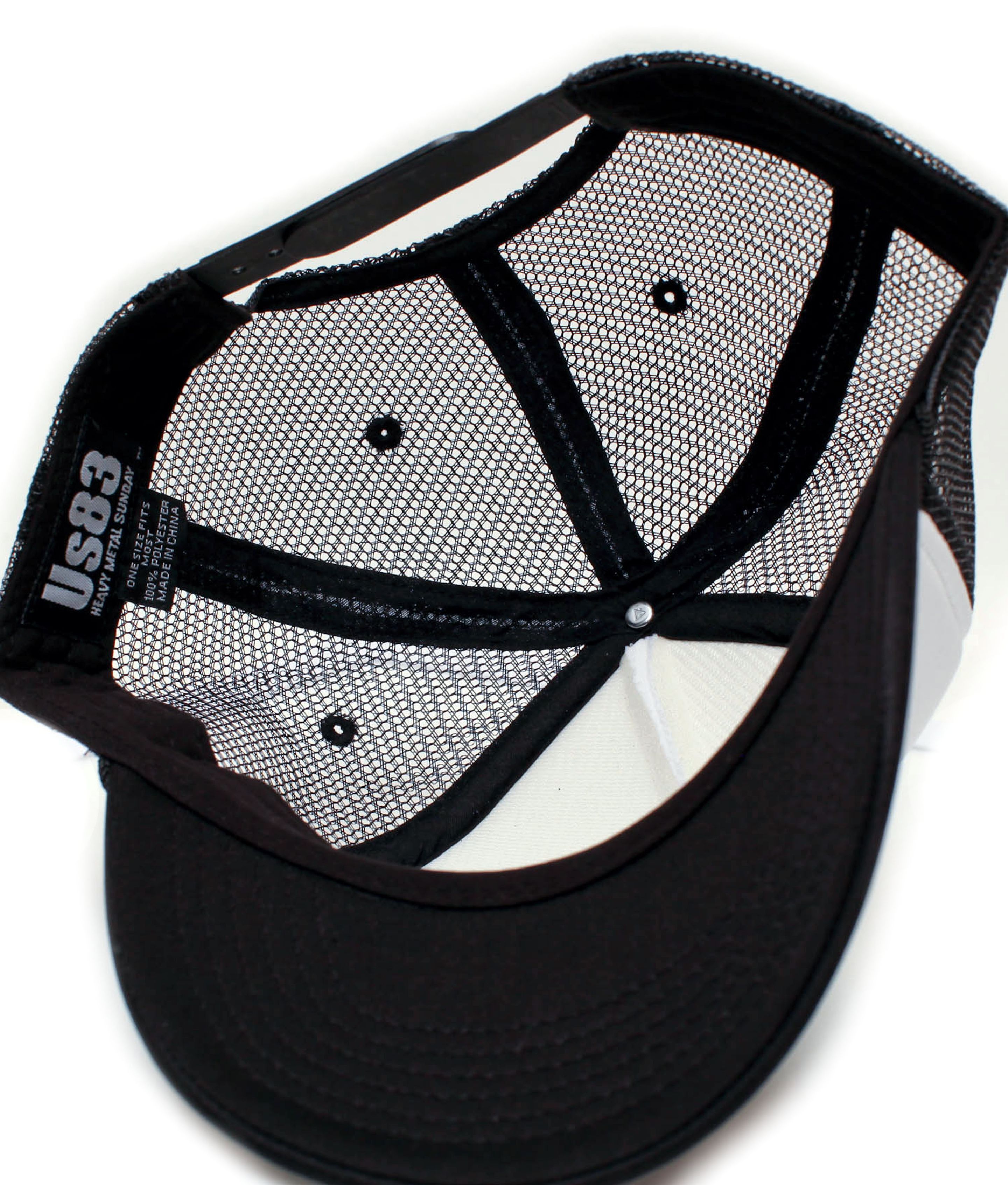 Other US 83 Festival Heavy Metal Sunday Hat Trucker Black/White Size ONE SIZE - 3 Thumbnail