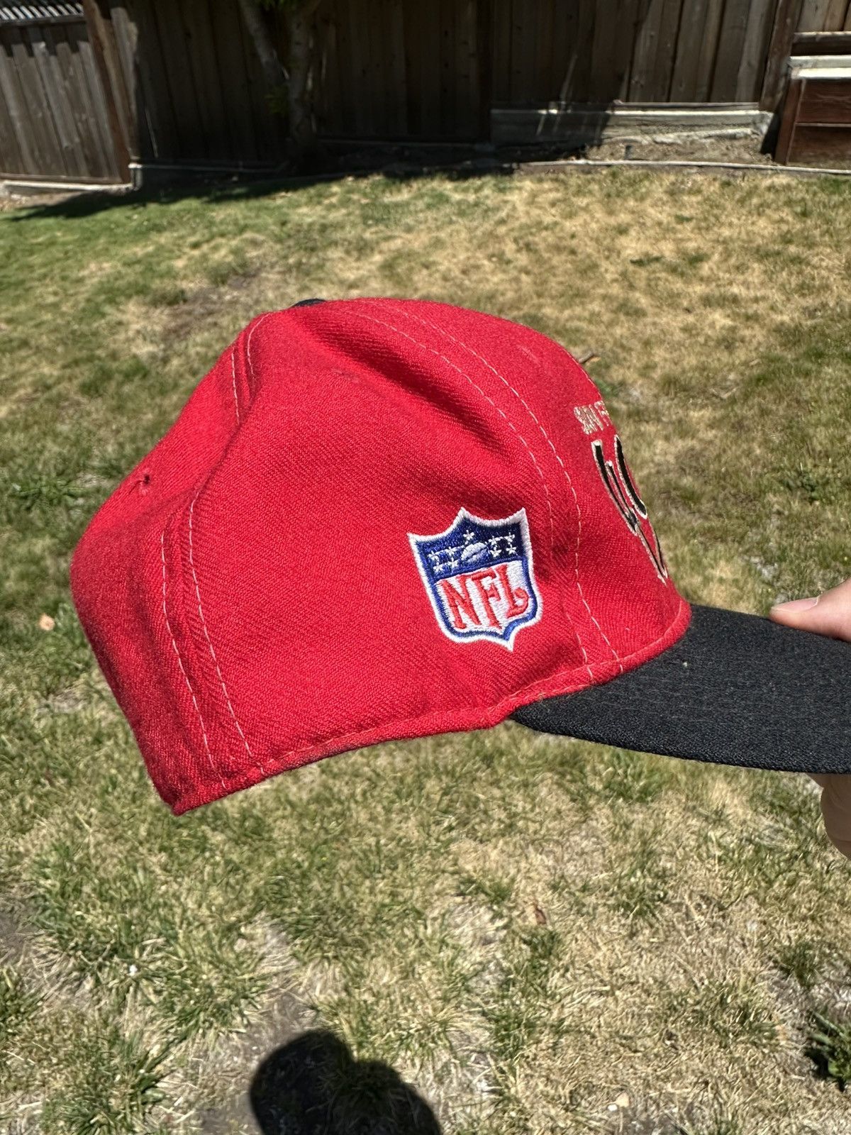 Sports Specialties × Vintage Vintage San Francisco 49ers Sport Specialties Script Hat Size ONE SIZE - 3 Thumbnail