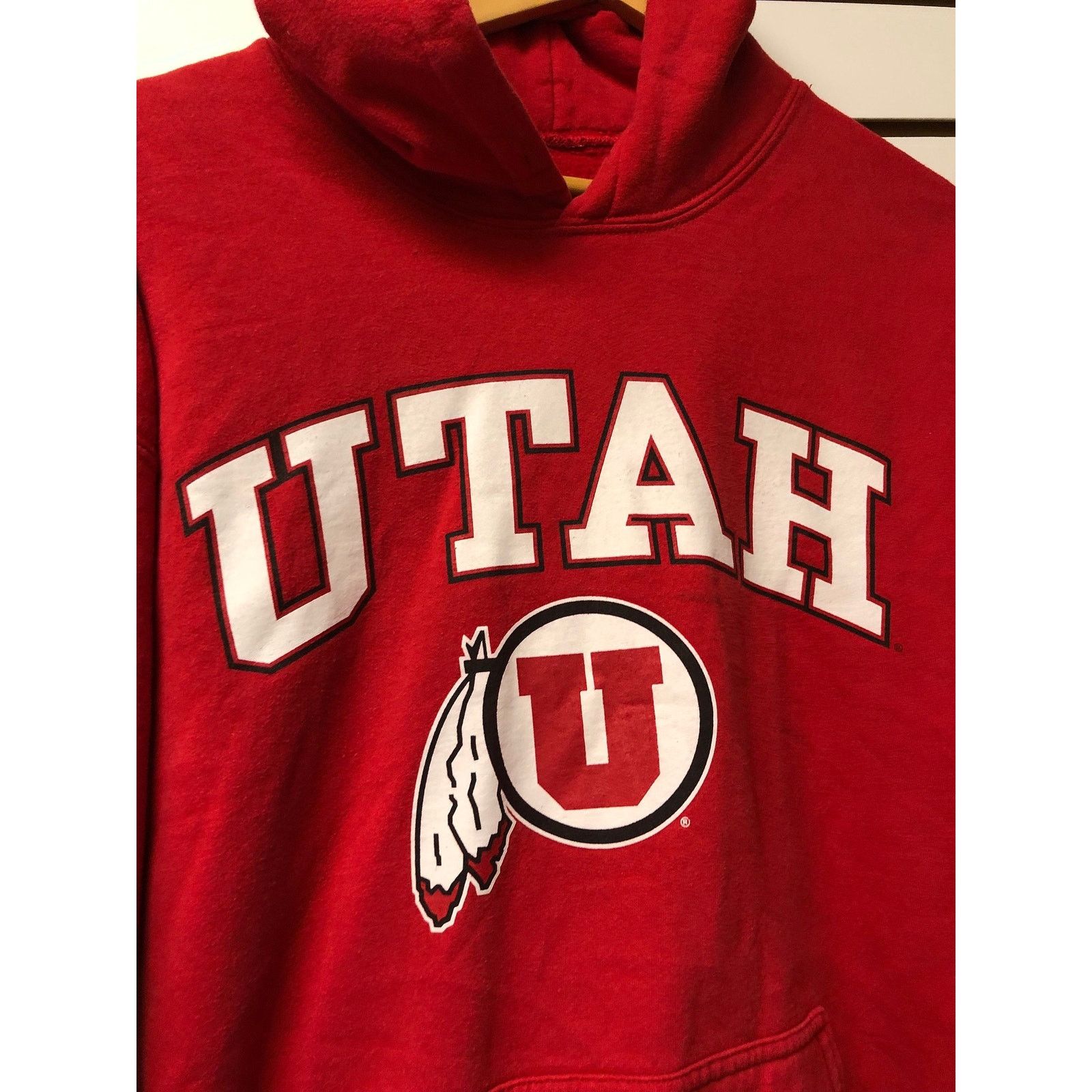 Gildan Vintage Utah university utes hoodie sweatshirt size Large Size US L / EU 52-54 / 3 - 2 Thumbnail