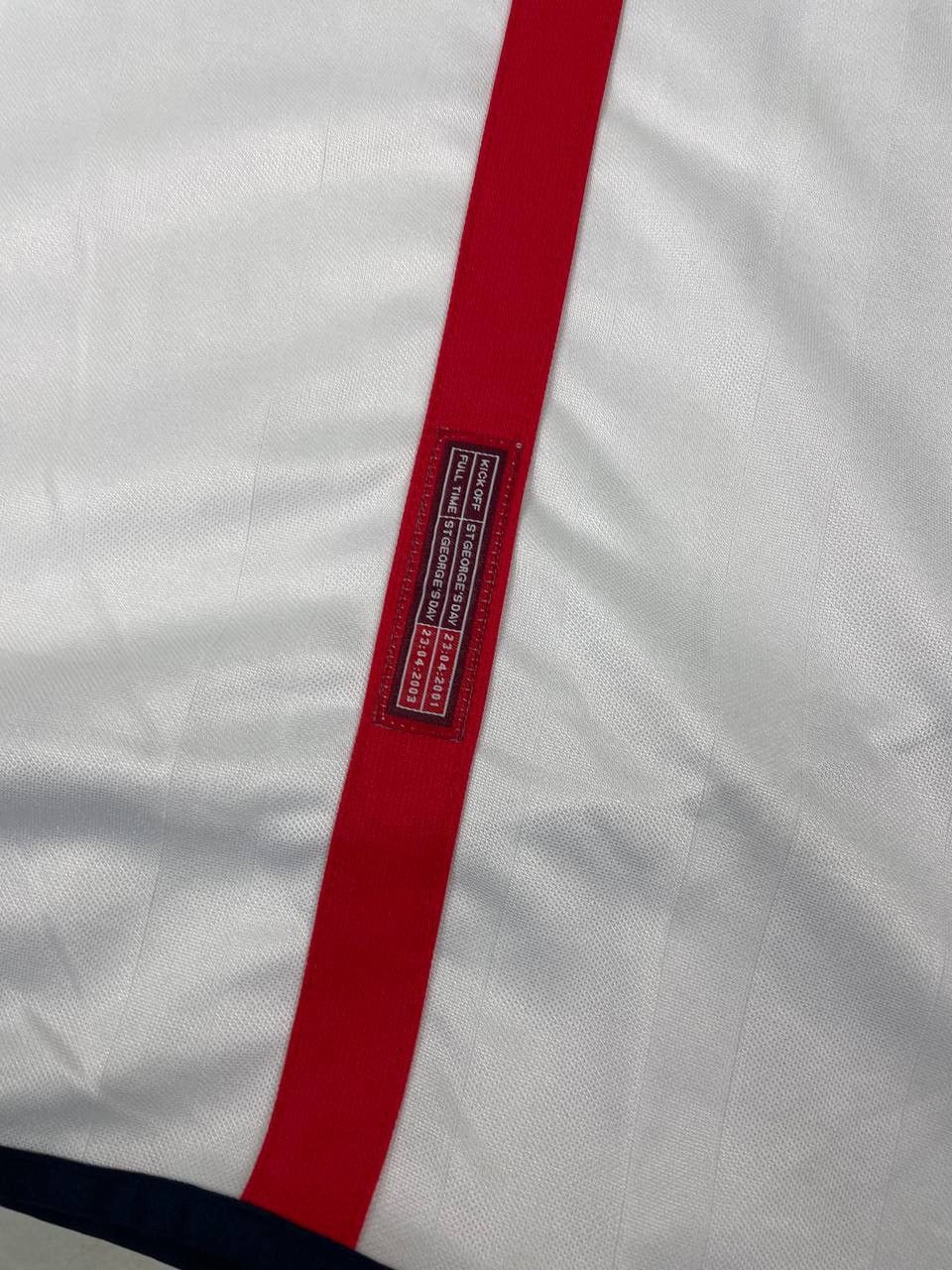 Umbro Vintage Umbro England 2001 2003 Home Shirt Soccer Jersey Size US XL / EU 56 / 4 - 10 Thumbnail