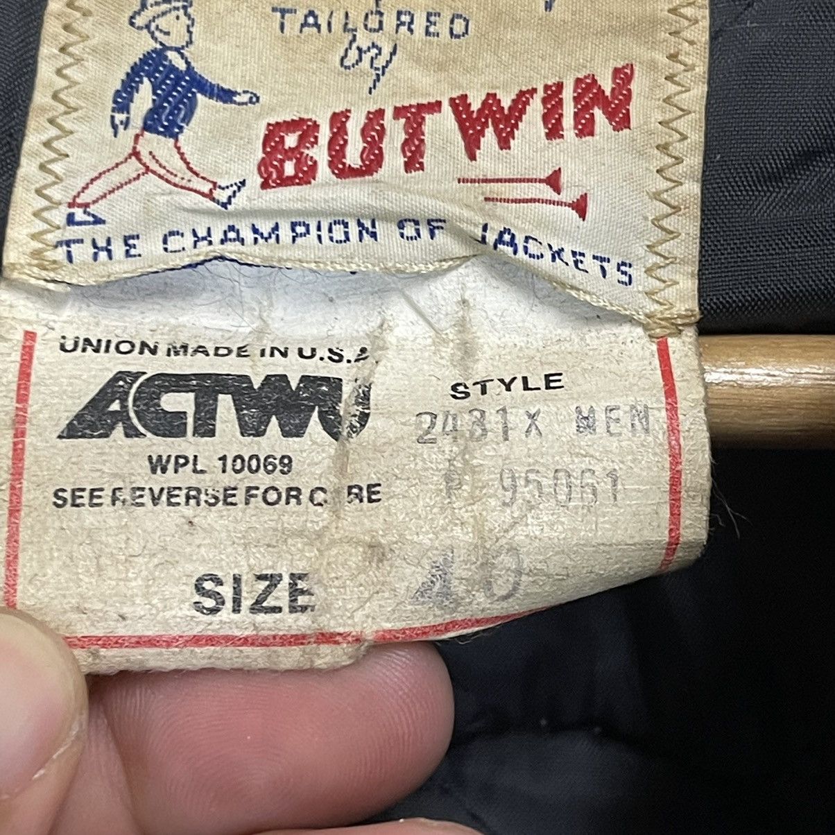 Other 90s Butwin Wool Varsity Sleeve Leather Varsity Jacket Size US M / EU 48-50 / 2 - 20 Thumbnail