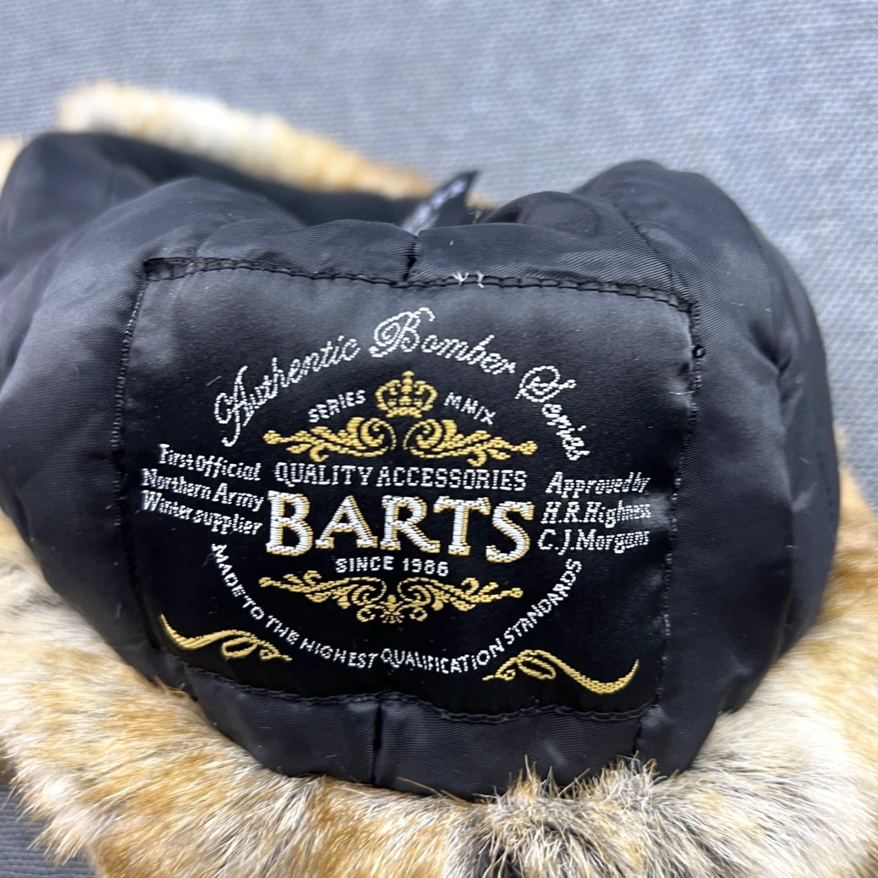 Vintage Barts Deluxe Trapper Hat One Size Faux Fur Aviator Ushanka Quilted Gray Unisex Adults Mens Womens Holiday Winter Halloween Casual Travel Ear Flap Size ONE SIZE - 5 Thumbnail