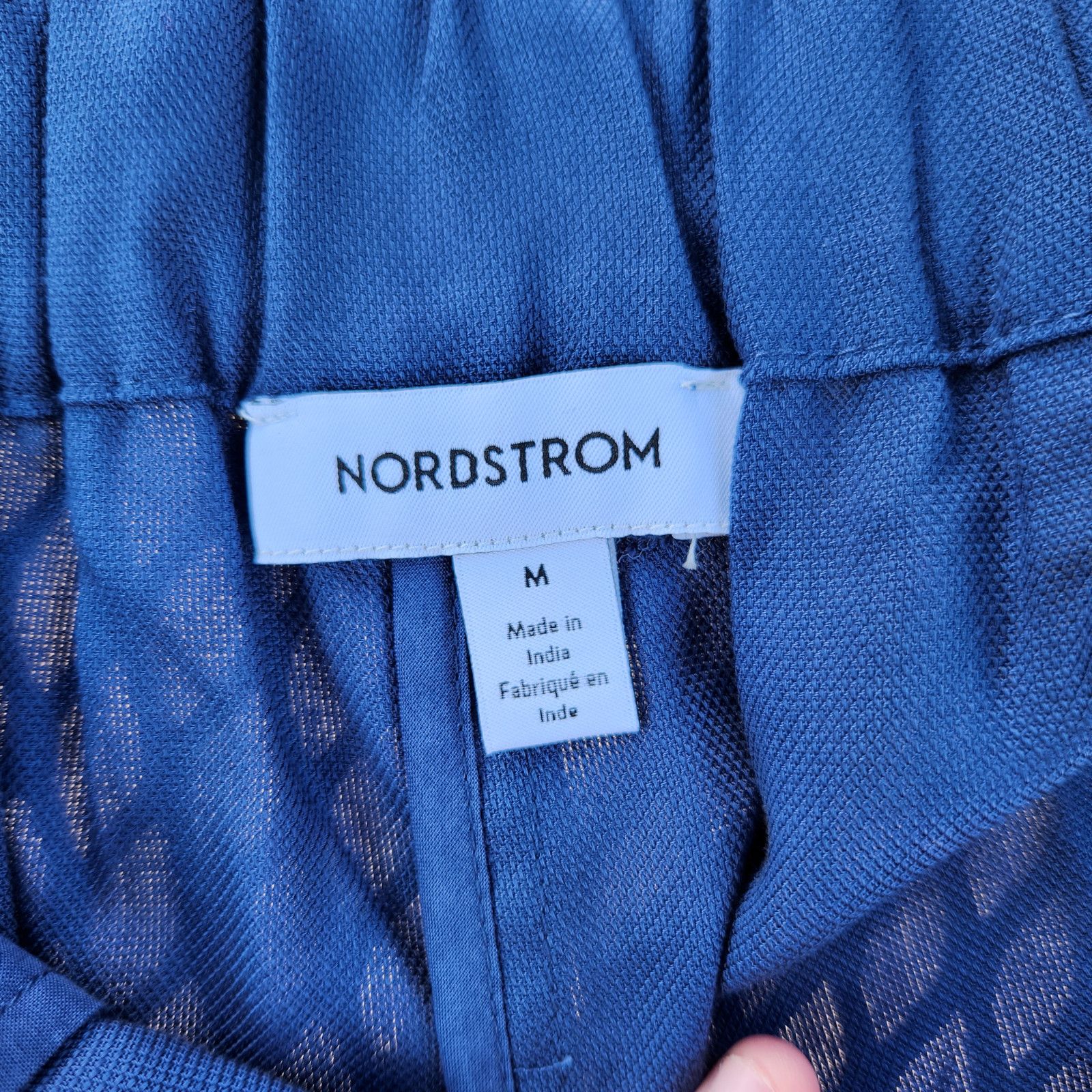 Nordstrom Nordstrom Medium Blue Ensign Shorts Elastic Waist Pocket NWT Size 28" / US 6 / IT 42 - 12 Thumbnail