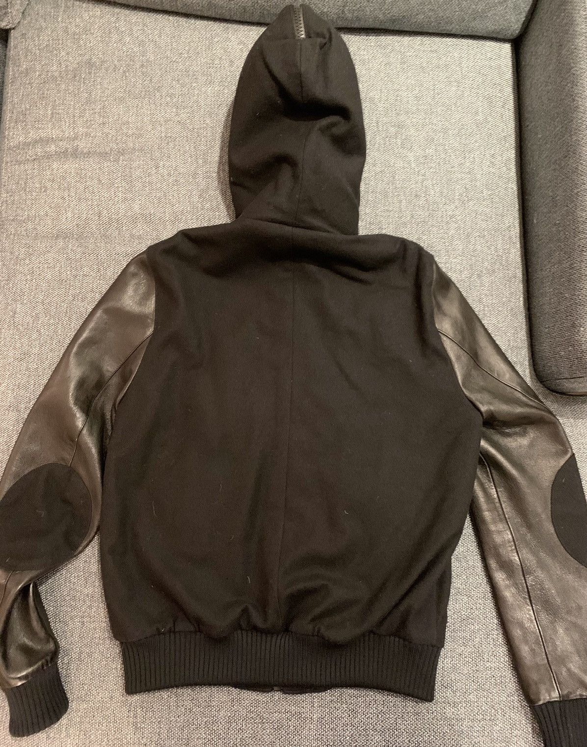 Band Of Outsiders Band of Outsiders leather hooded jacket Size US M / EU 48-50 / 2 - 9 Thumbnail