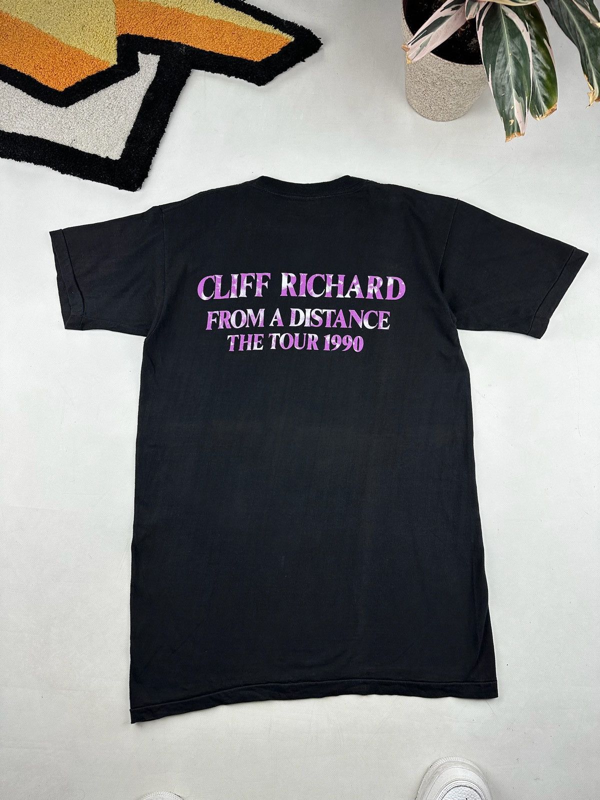Band Tees × Vintage Vintage 1990 Cliff Richard Tour T-shirt Size US L / EU 52-54 / 3 - 2 Thumbnail