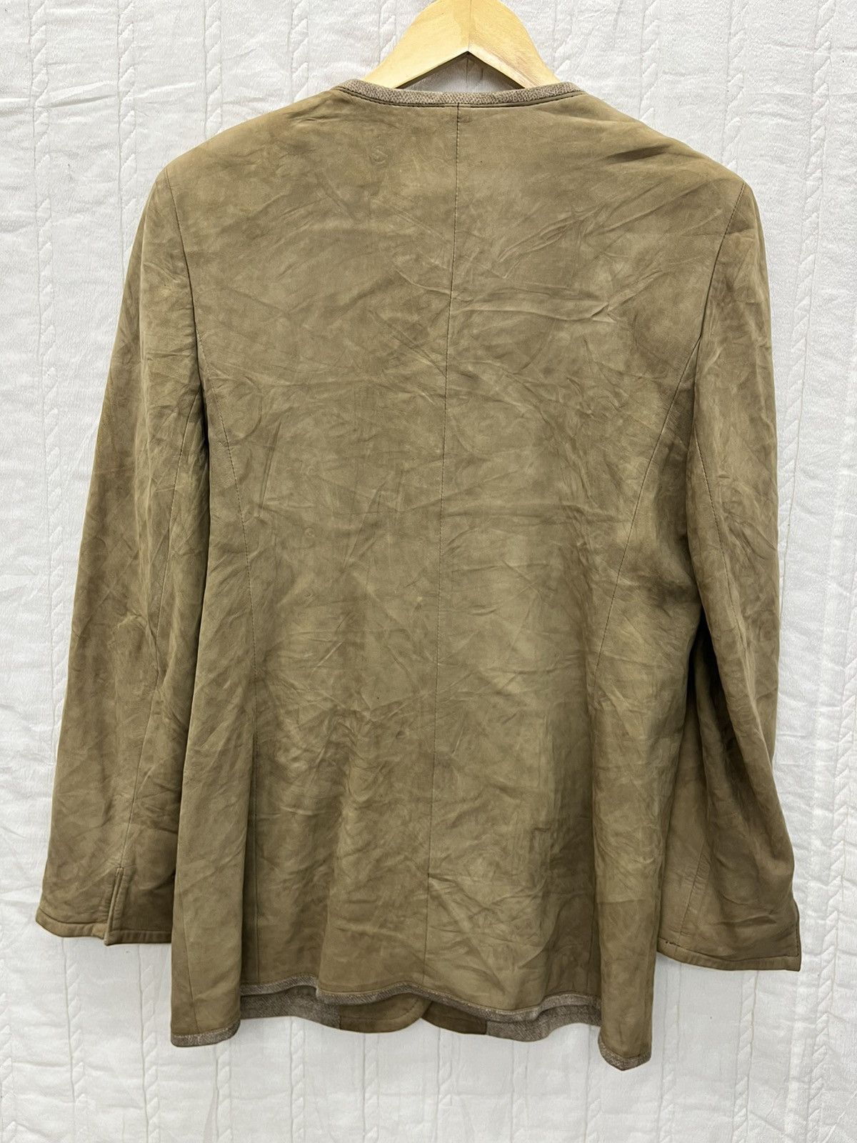 Guy Laroche × Vintage ARCHIVE🔥GUY LAROCHE SUEDE BUTTON JACKET Size M / US 6-8 / IT 42-44 - 4 Thumbnail