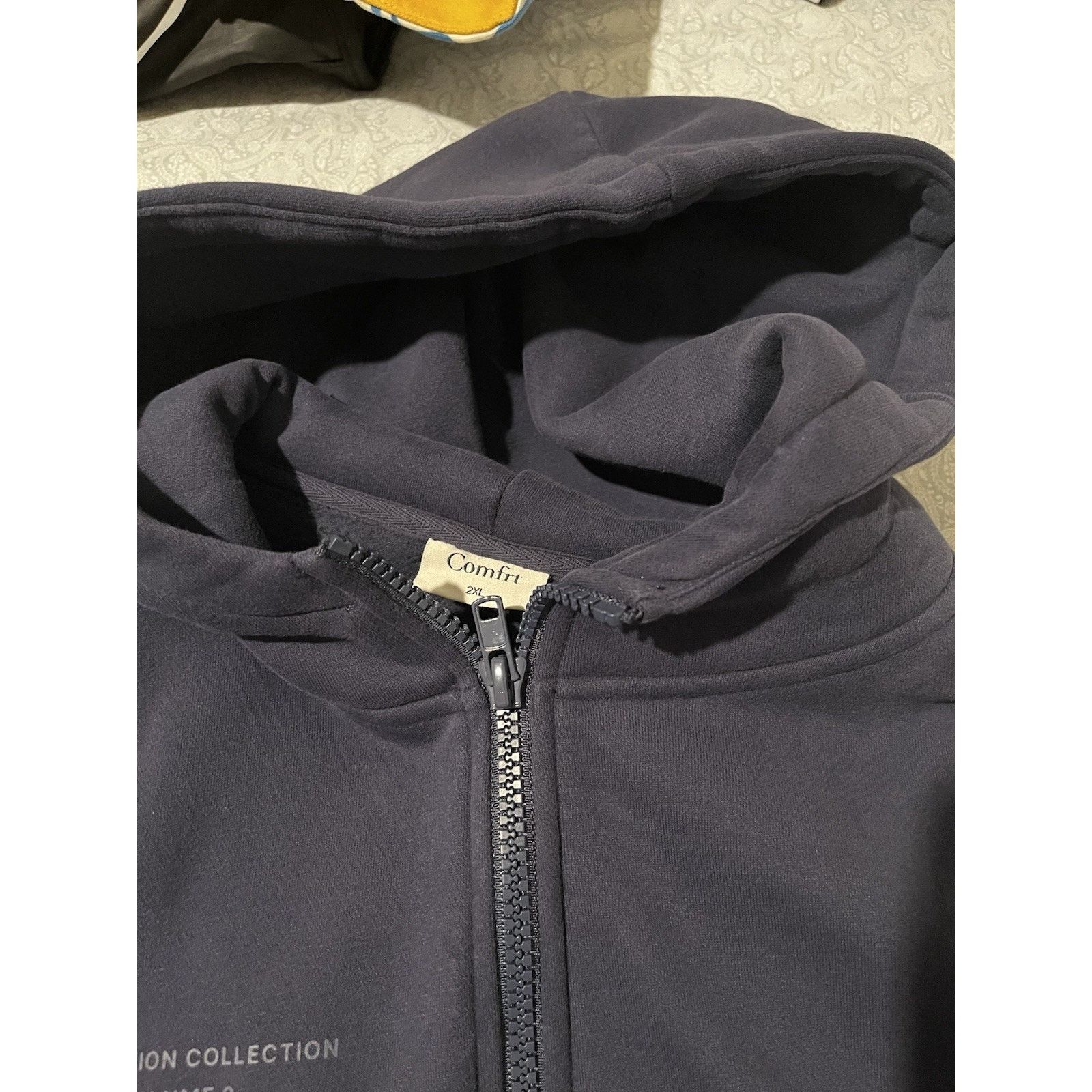 Other Comfrt Clothing 2XL Hoodie Affirmation Vol 9 Navy Oversized Size US XXL / EU 58 / 5 - 9 Thumbnail