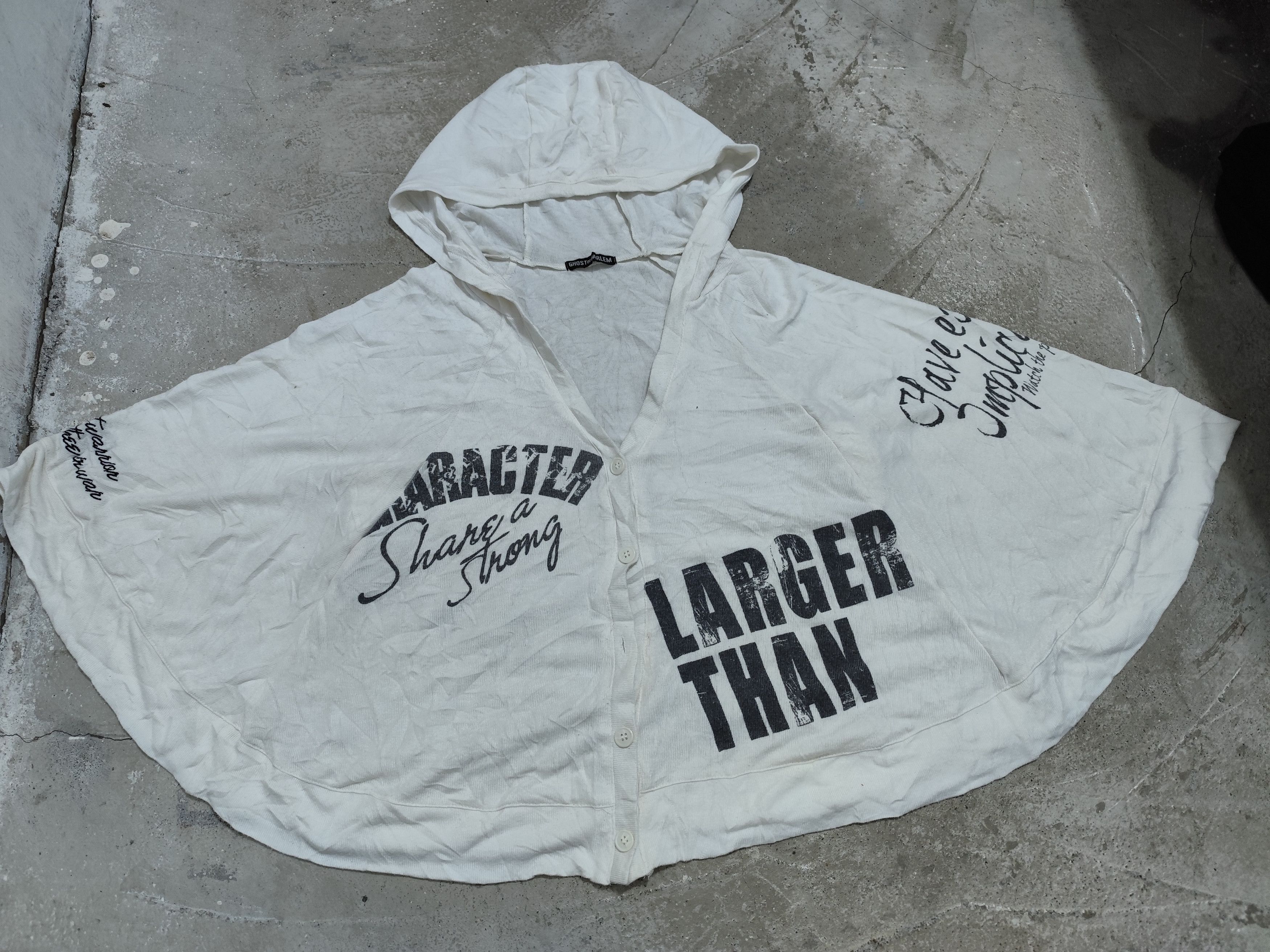Beauty Beast × If Six Was Nine × Le Grande Bleu (L.G.B.) Ifsixwasnine style ghost of harlem lightweight hood cardigan Size M / US 6-8 / IT 42-44 - 1 Thumbnail