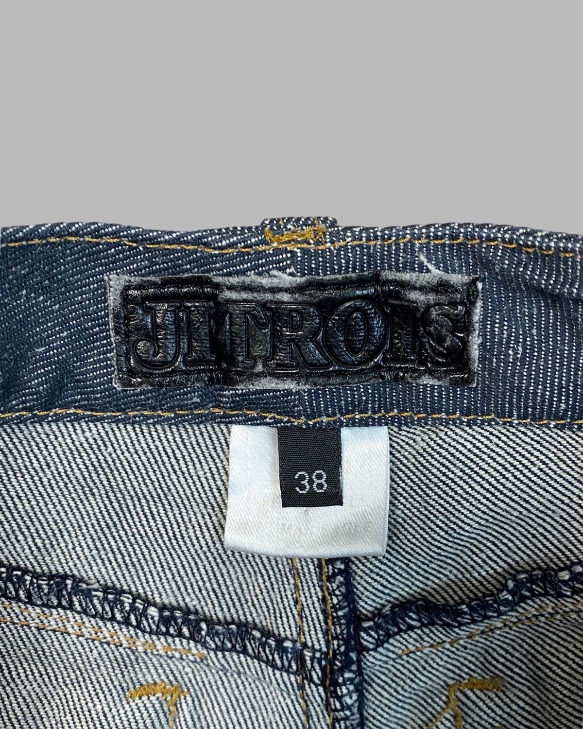 Designer × Jitrois Jitrois Archival Scorched Logo Bootcut flared jeans pants Size 27" / US 4 / IT 40 - 5 Thumbnail