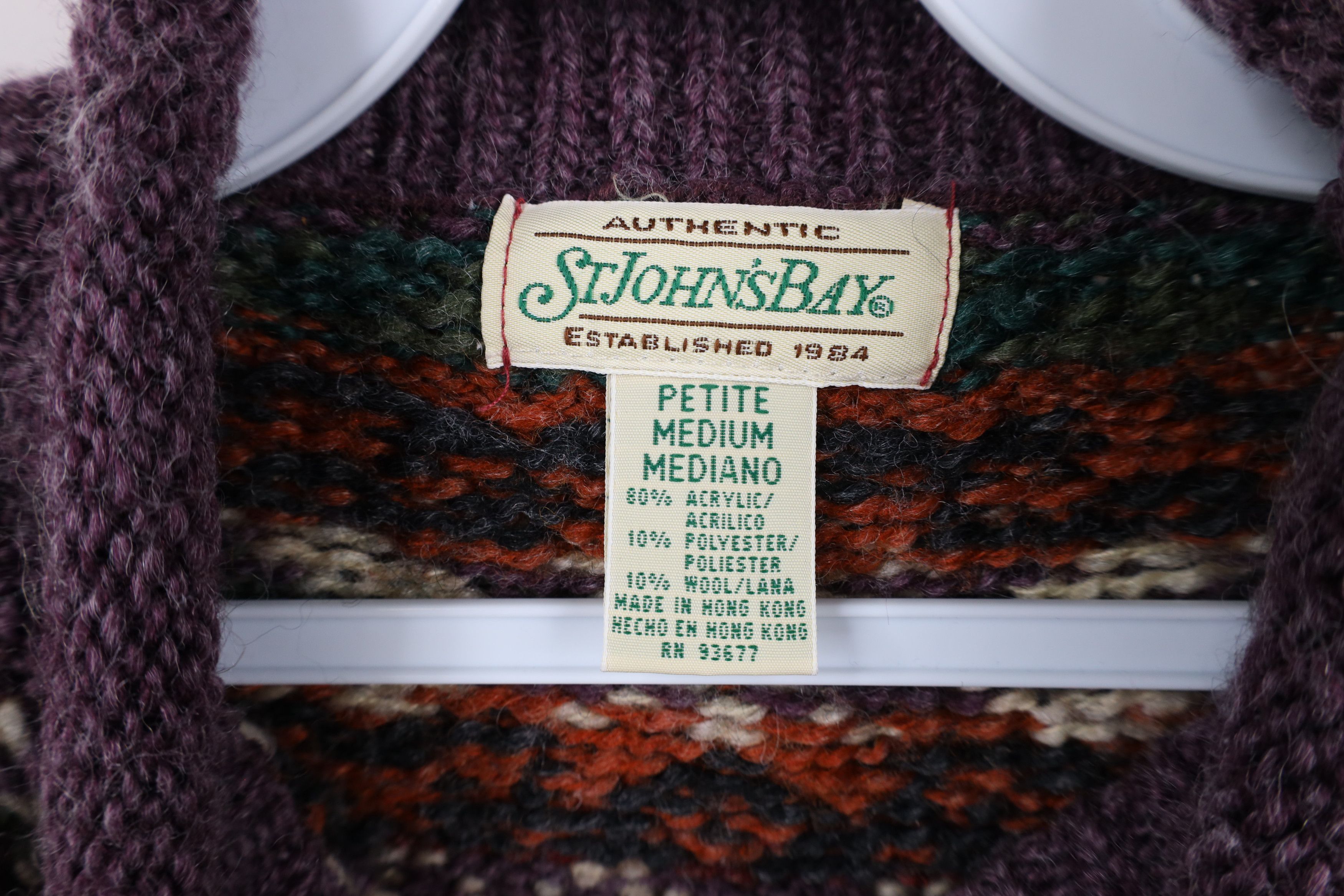 Vintage Vintage 90s Streetwear Blend Marled Knit Fair Isle Sweater Size M / US 6-8 / IT 42-44 - 5 Thumbnail