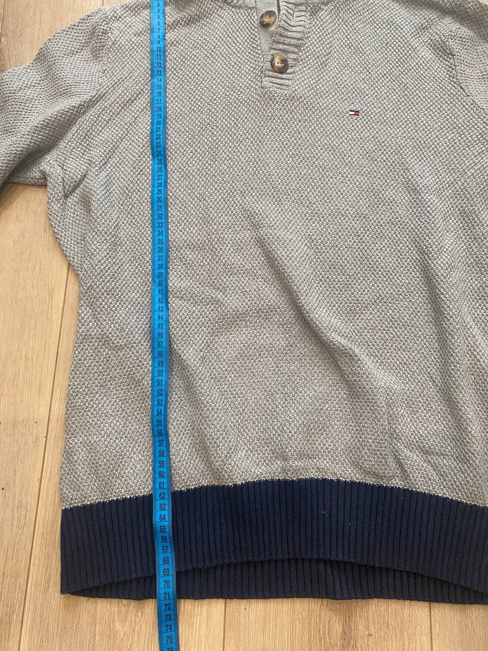 Tommy Hilfiger Tommy Hilfiger Grey Cotton Knit Sweater Men’s Size L Size US L / EU 52-54 / 3 - 8 Thumbnail
