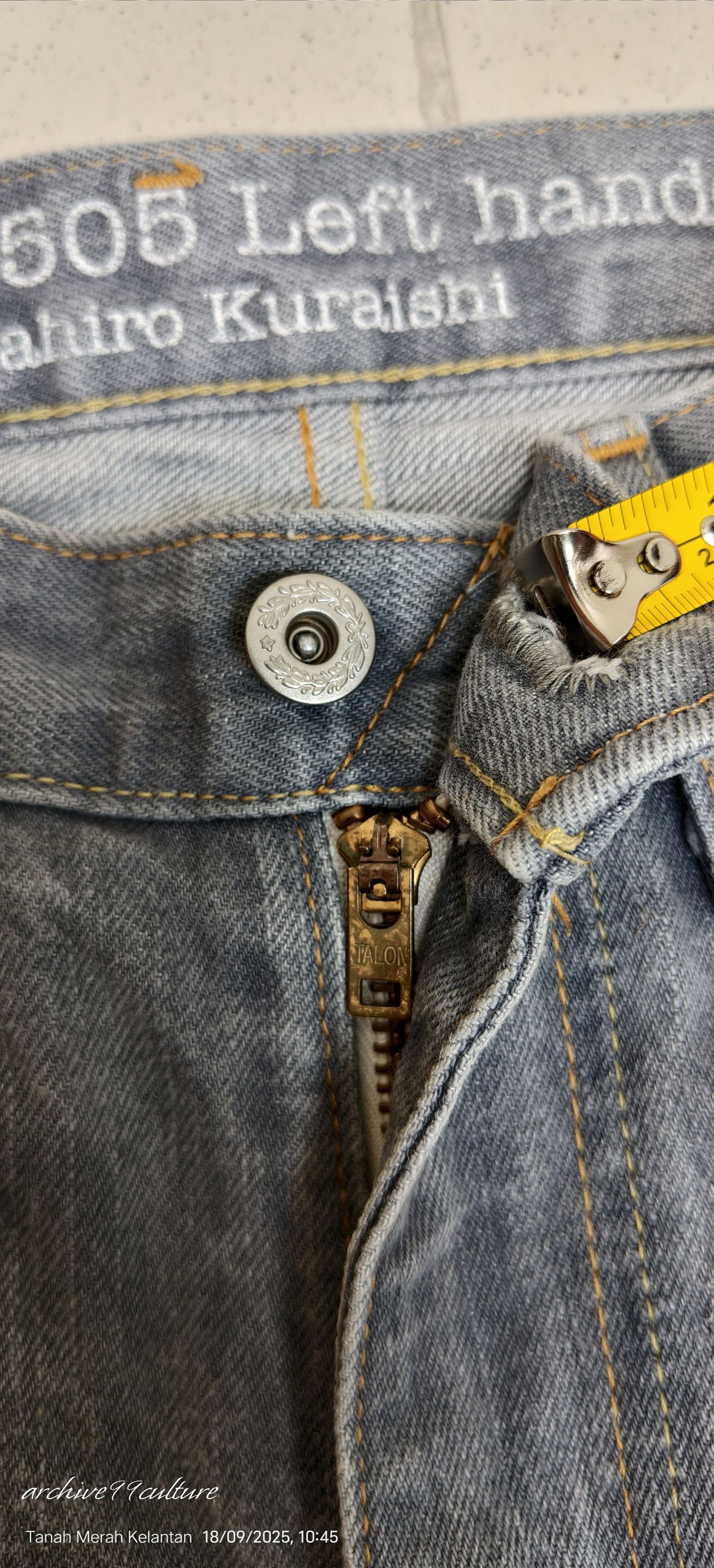 Takahiromiyashita The Soloist. Levi's® Lefty Jean L505 by Takahiro Kuraishi Size US 31 - 9 Thumbnail