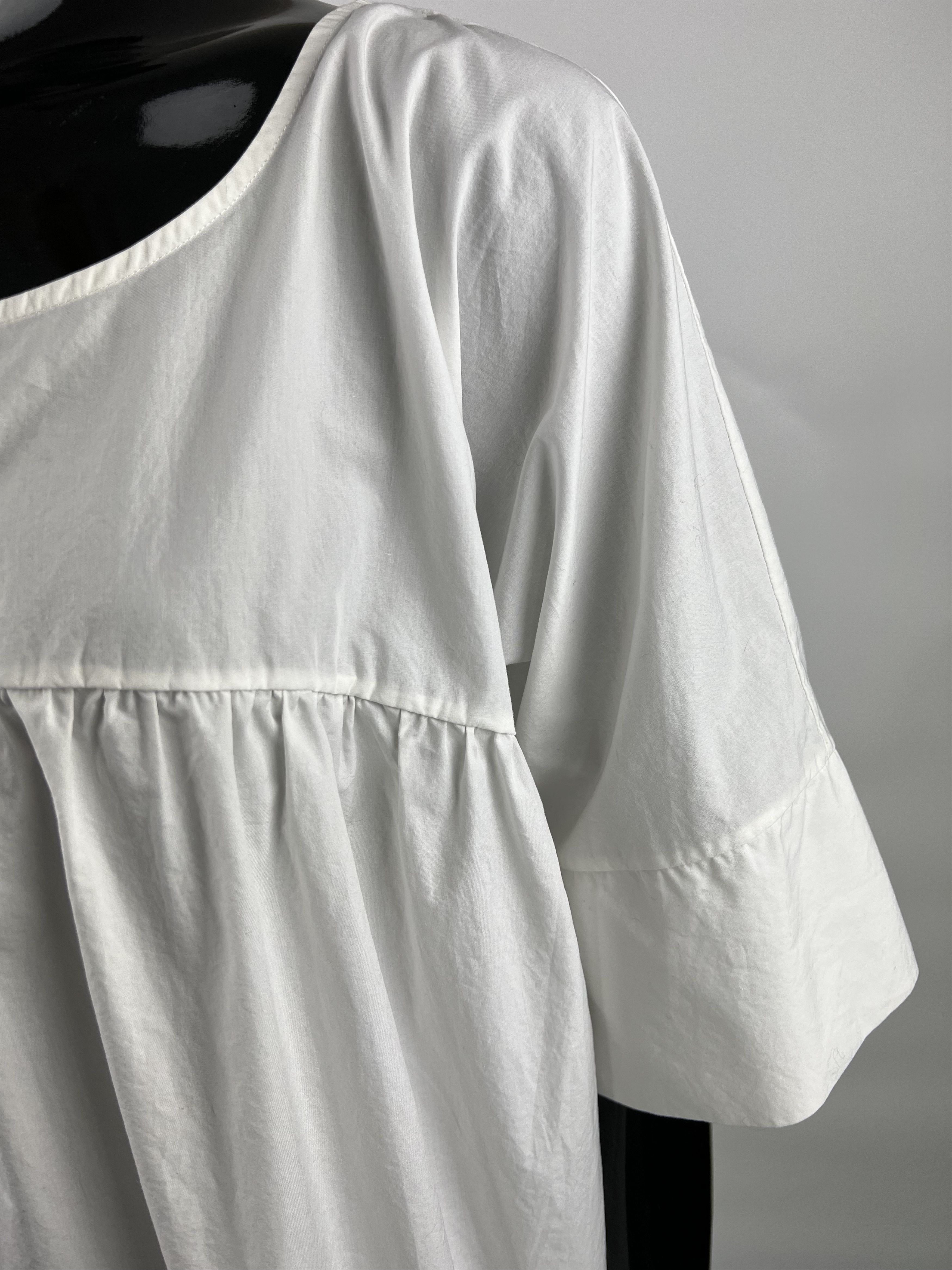 Cos COS White Cotton Dress Size 44 XL/XXL Size XL / US 12-14 / IT 48-50 - 4 Thumbnail