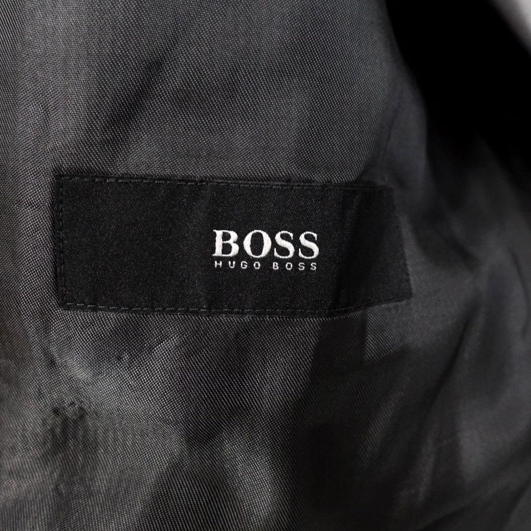 Hugo Boss HUGO BOSS Suit Jacket Mens 40R Gray Wool 100% Virgin Blazer 2 Button Sport Coat Jacket/Coat Size 40R - 7 Thumbnail