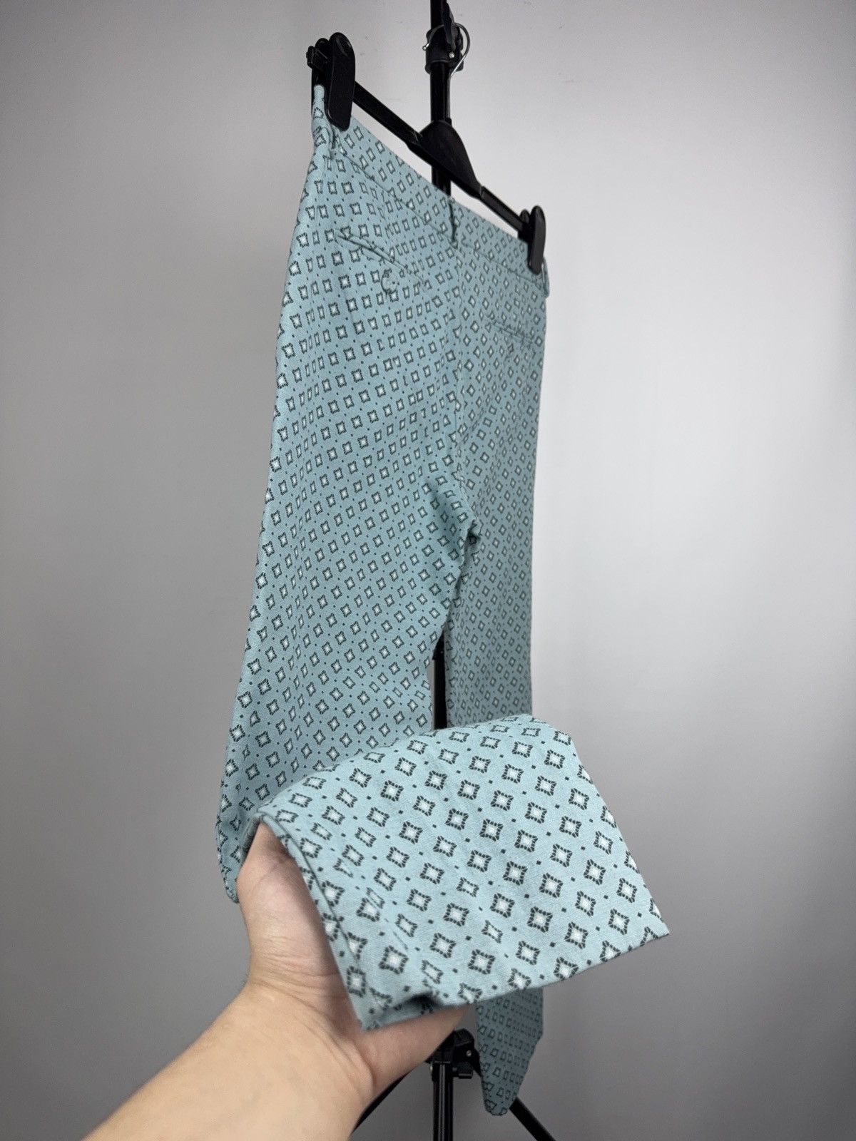 Weekend Max Mara Max Mara Weekend Cigarette Pants Pattern Blue 38 Size 27" / US 4 / IT 40 - 13 Thumbnail