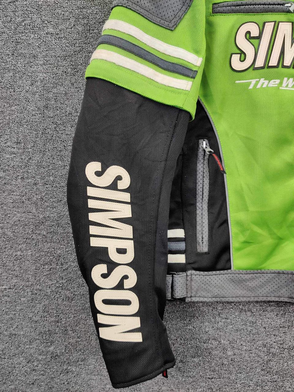 Vintage Vintage Simpson Racing Team Motorcycle Jacket Size US M / EU 48-50 / 2 - 4 Thumbnail