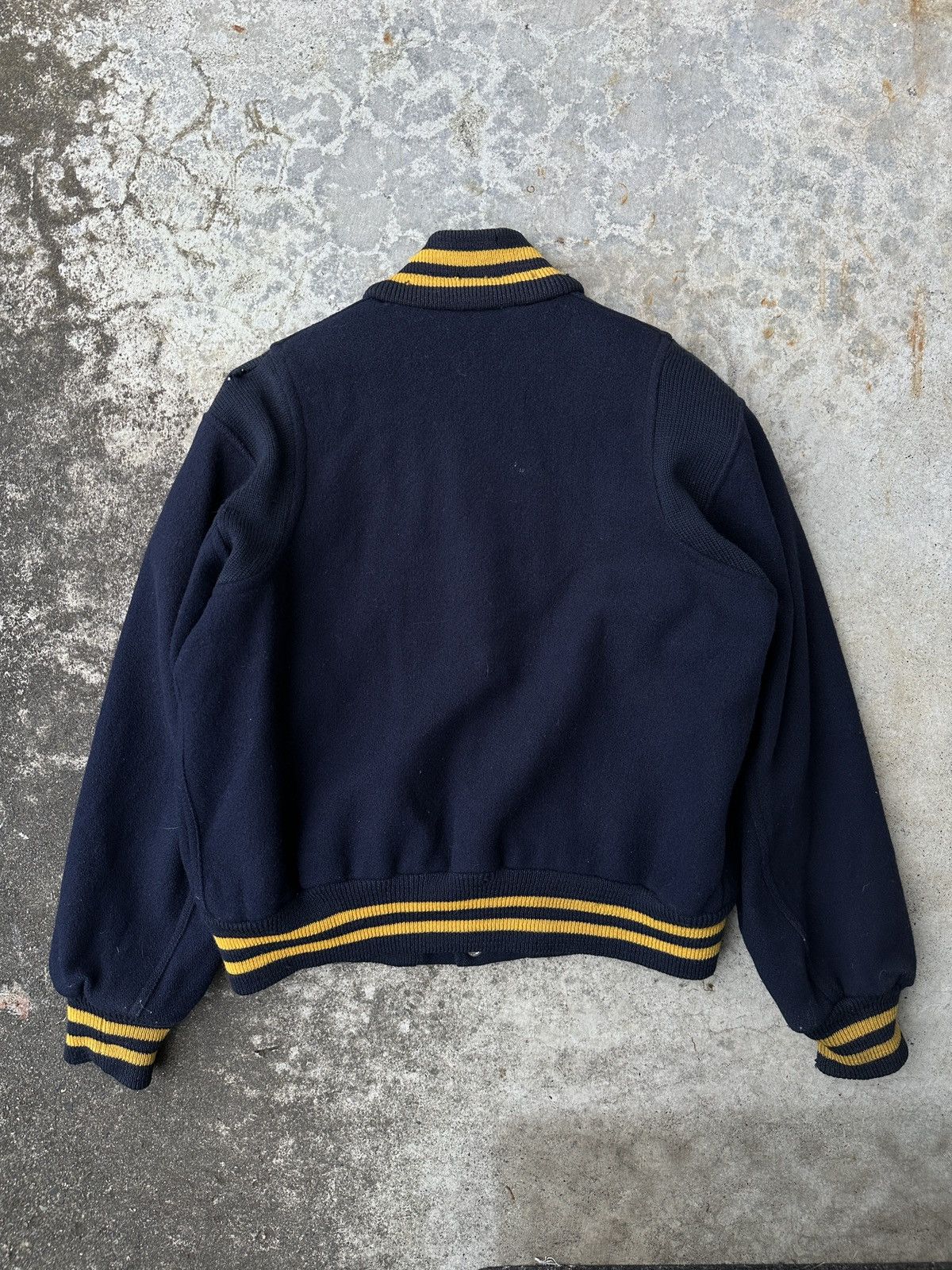 Vintage 60s College letterman football hippie patch varsity jkt Size US M / EU 48-50 / 2 - 2 Thumbnail