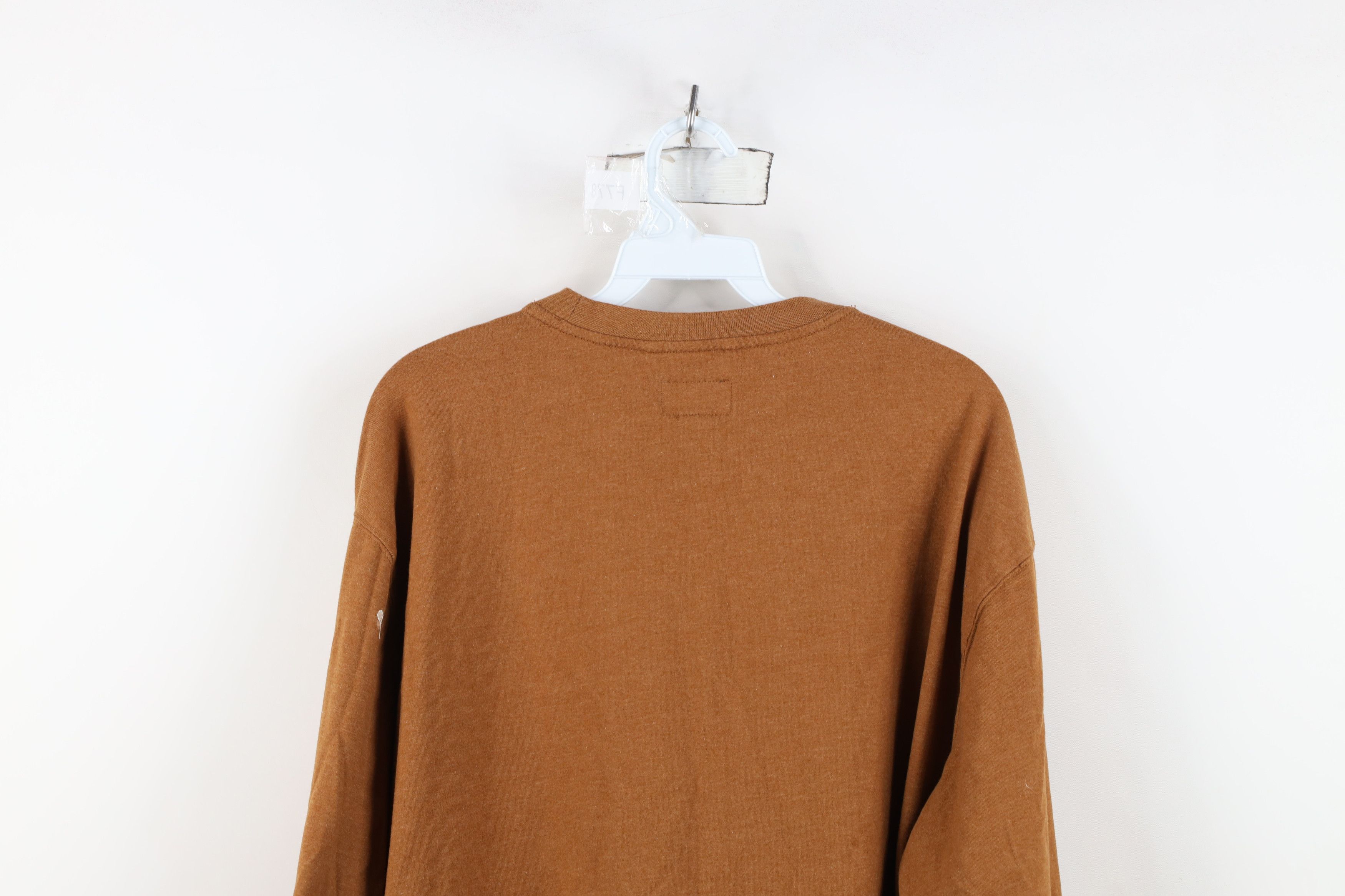 Woolrich Woolen Mills Vintage Woolrich Blank Cotton Long Sleeve Pocket T-Shirt Size US XL / EU 56 / 4 - 12 Thumbnail