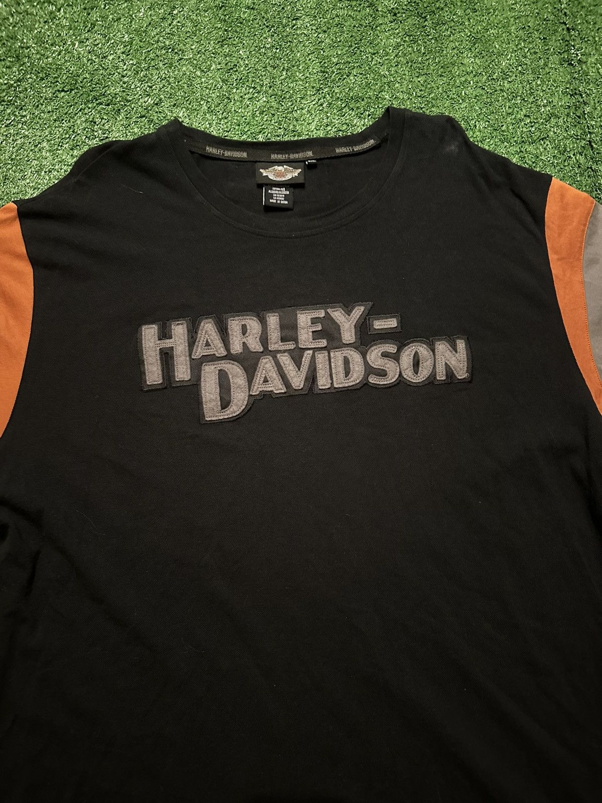 Harley Davidson Vintage 90s Harley Davidson Embroidered Motorcycle Shirt Size US XXL / EU 58 / 5 - 2 Thumbnail