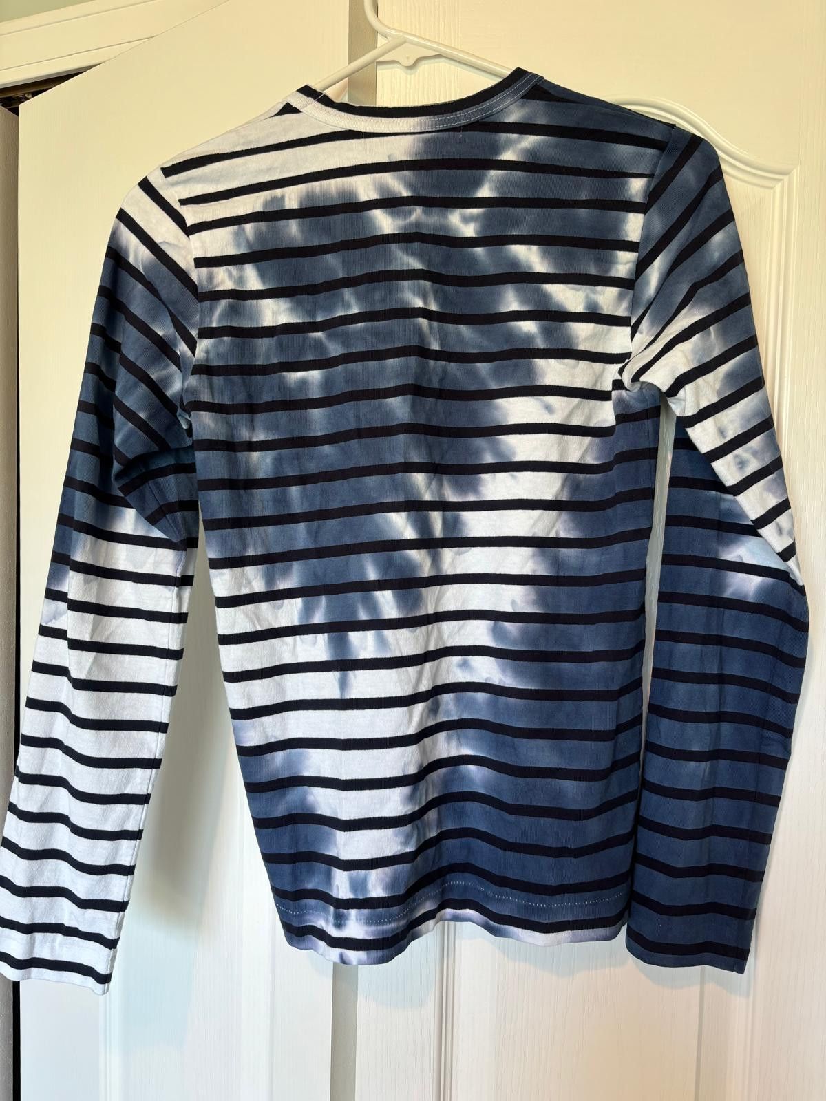 Comme des Garcons PLAY Comme des Garçons PLAY Tie-Dye Striped Long Sleeve, NWT, S Size S / US 4 / IT 40 - 2 Thumbnail