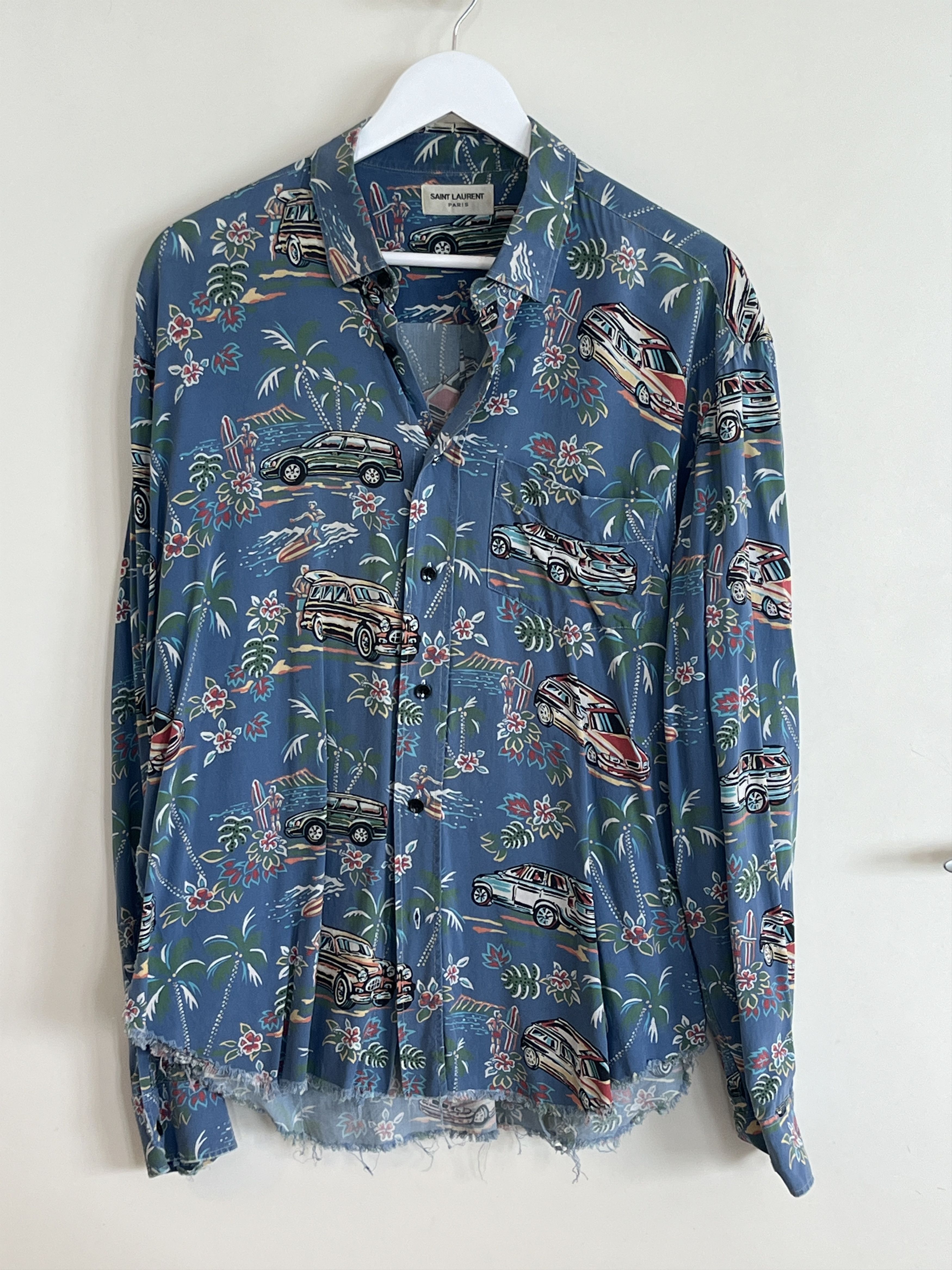 Saint Laurent Paris Hawaiian Shirt | Grailed