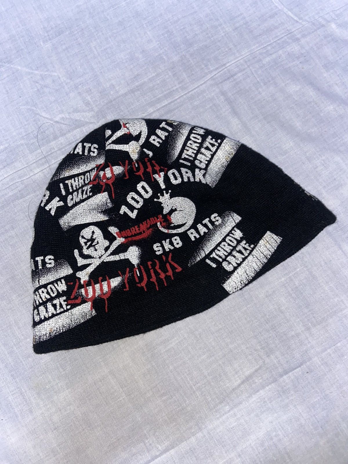 Zoo York Zoo York Rare Beanie Sk8 Rats Size 28 - 2 Thumbnail