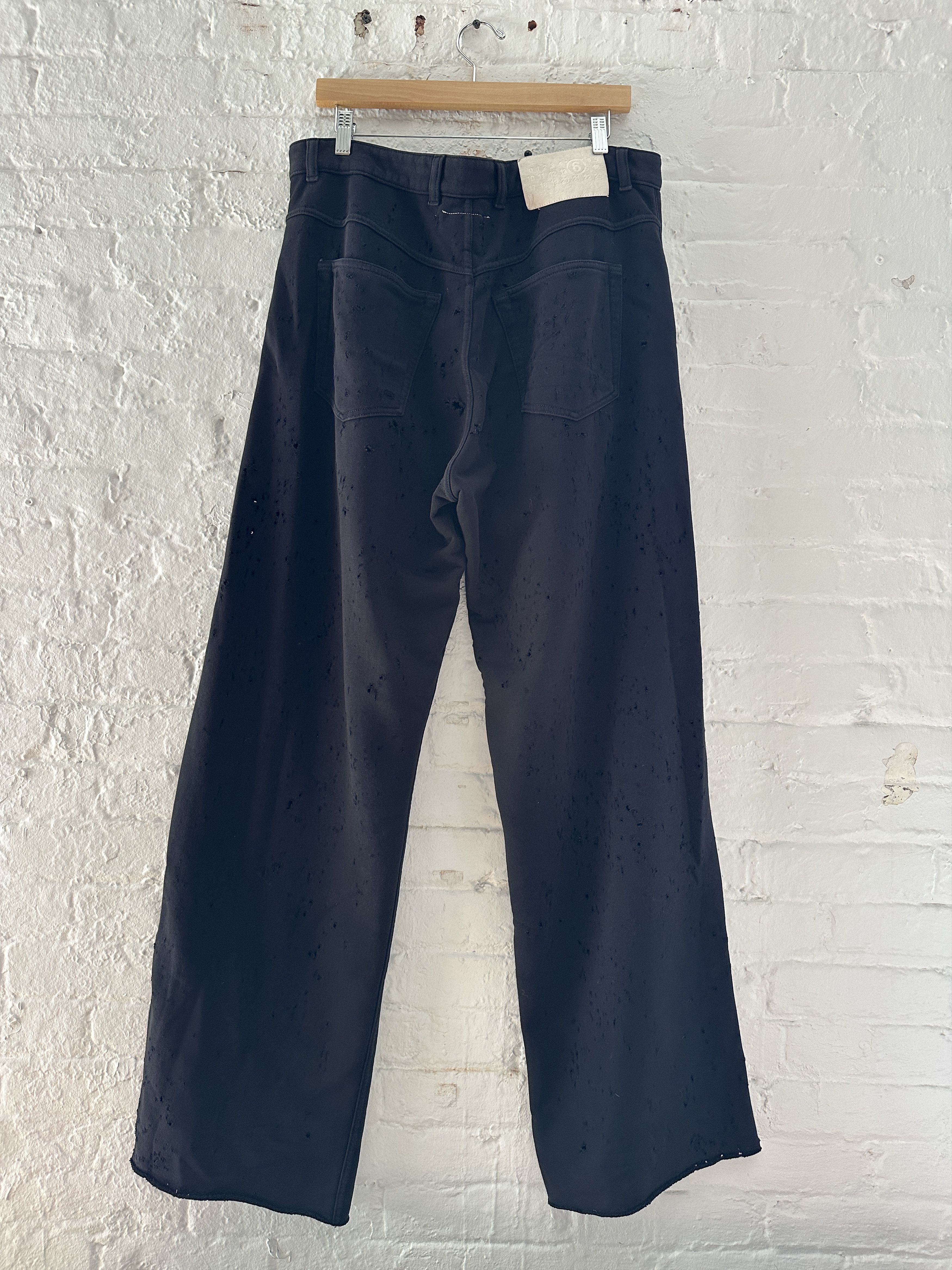Maison Margiela Maison Margiela Perforated Wide Leg Lounge Trousers Size US 34 / EU 50 - 5 Thumbnail