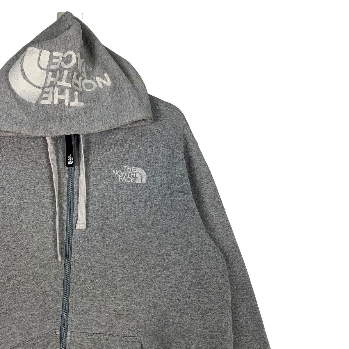 The North Face THE NORTH FACE Embroidery Big Logo Zipper Hoodies #0596-C28 Size US L / EU 52-54 / 3 - 4 Thumbnail