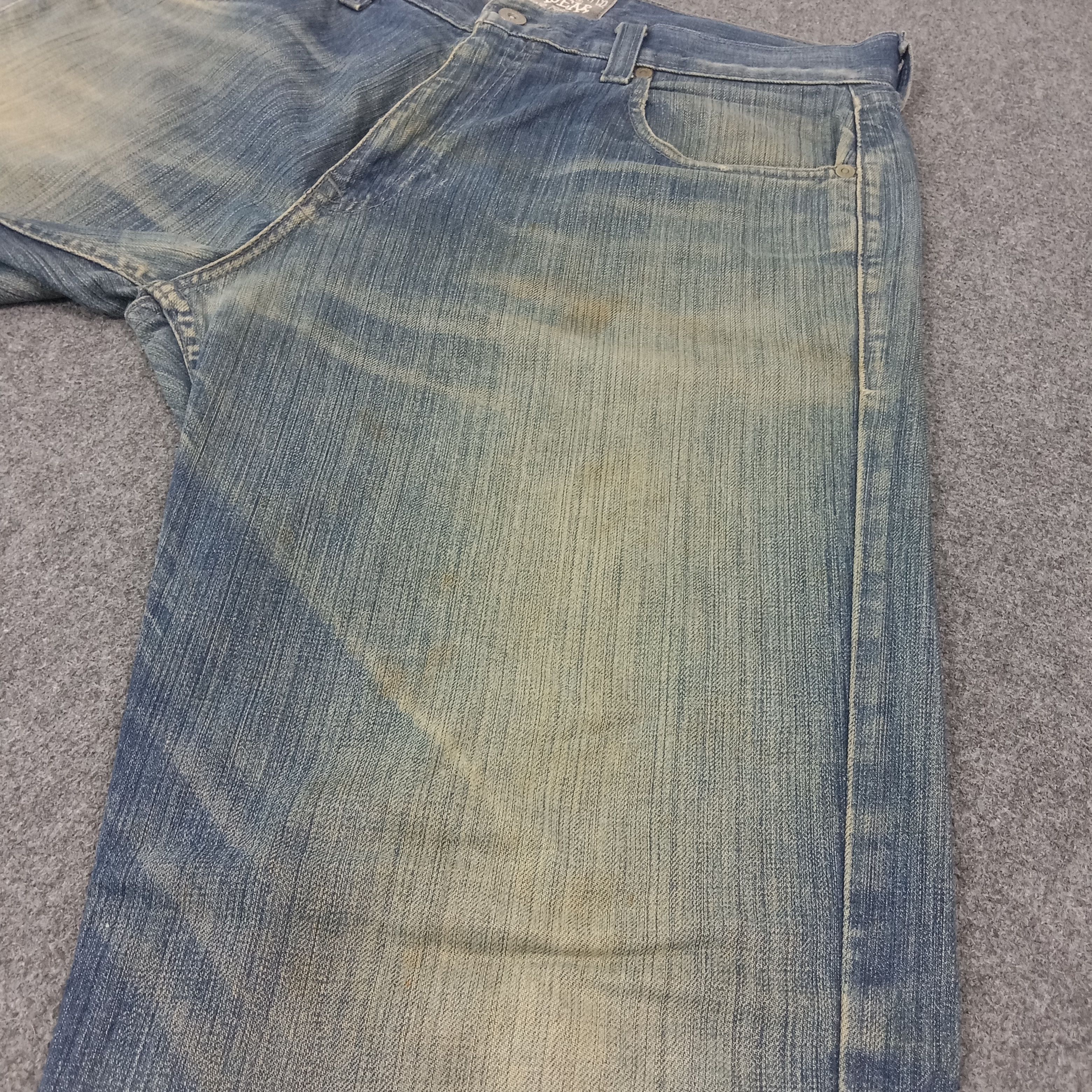 Stussy Stussy Authentic American Custom Logo Denim Jeans C265N5 Size US 34 / EU 50 - 9 Thumbnail