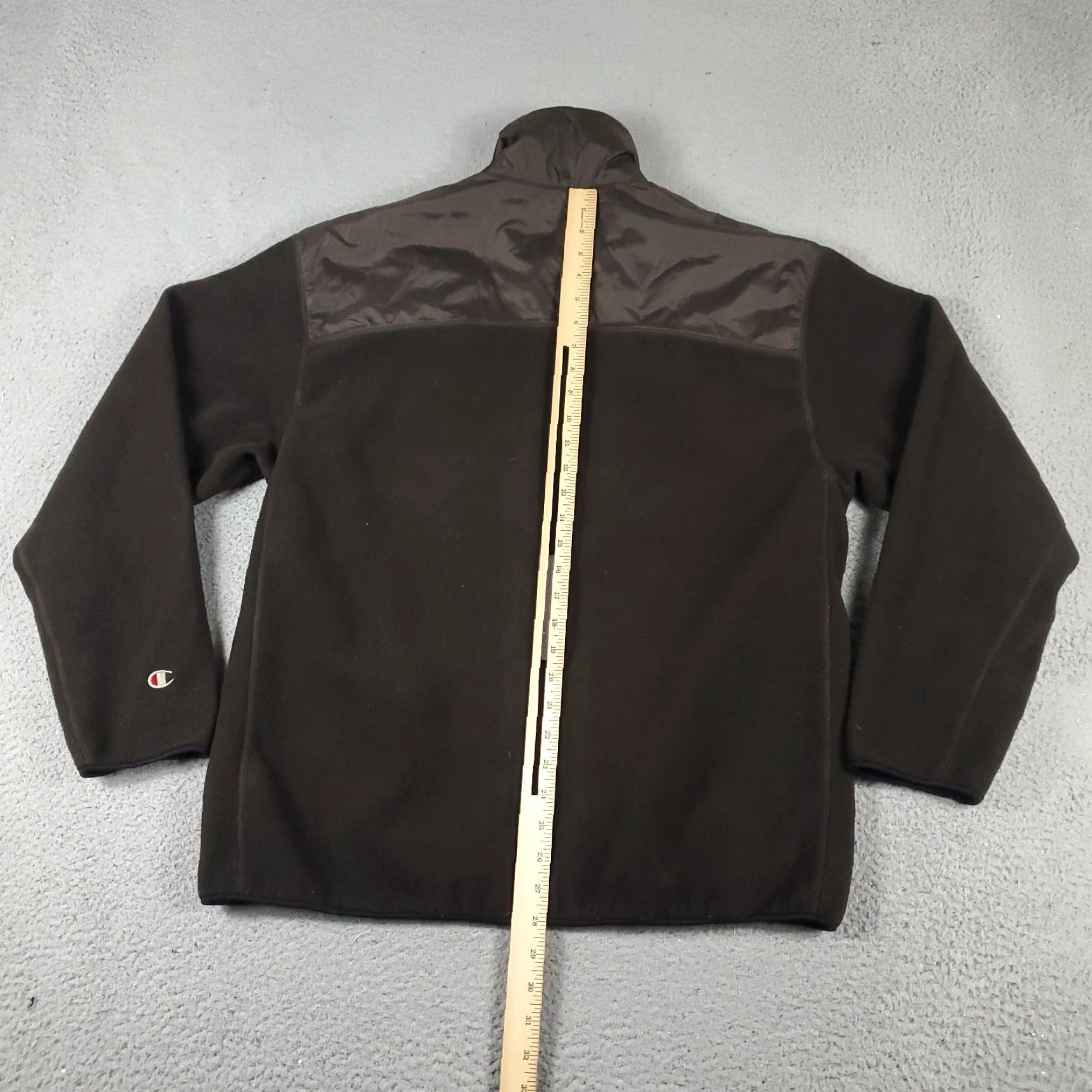 Champion Champion Jacket Mens Medium Brown Fleece Full Zip Up Winter Windbreaker Size US M / EU 48-50 / 2 - 6 Thumbnail