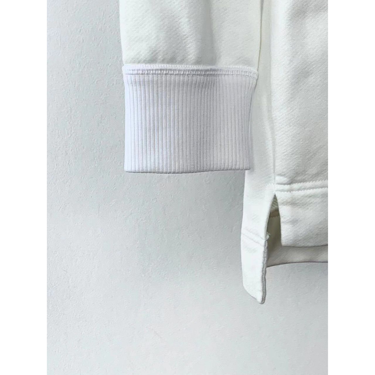 Fendi Fendi Womens White Embroidered Logo Hoodie Sweatshirt Cotton Size XS / US 0-2 / IT 36-38 - 3 Thumbnail