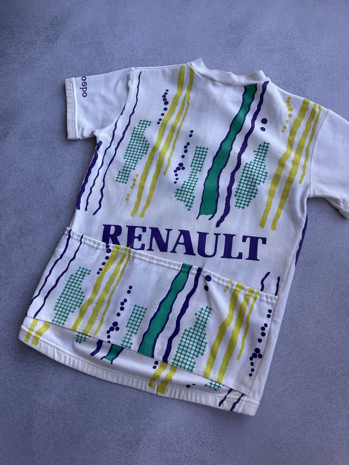 Vintage Vintage RENAULT Cospo 1980s Rare Cycling Jersey Size US M / EU 48-50 / 2 - 11 Thumbnail