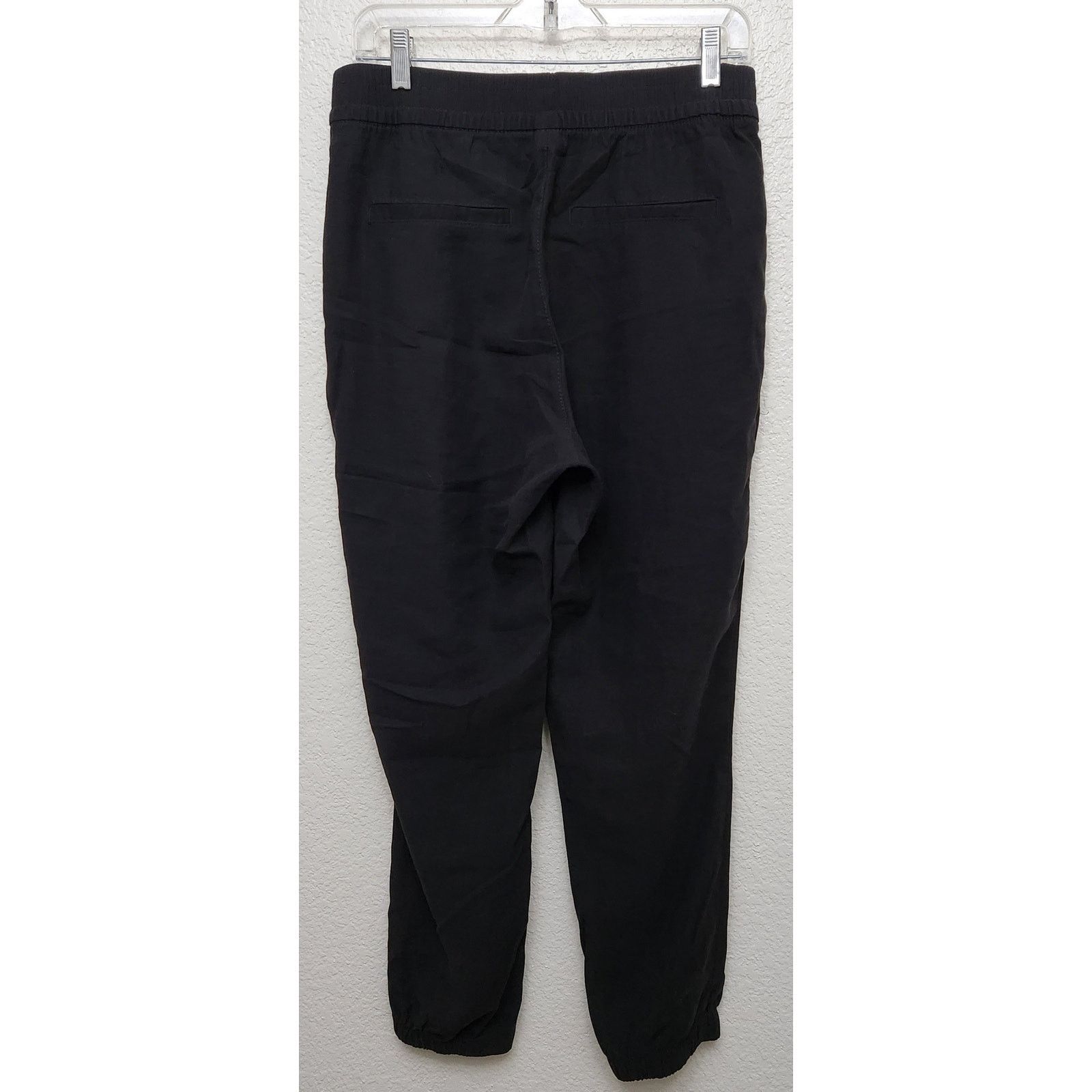 Other Old Navy Black Elastic Waist Pleated Front Pull On Pants M Size 31" - 4 Thumbnail