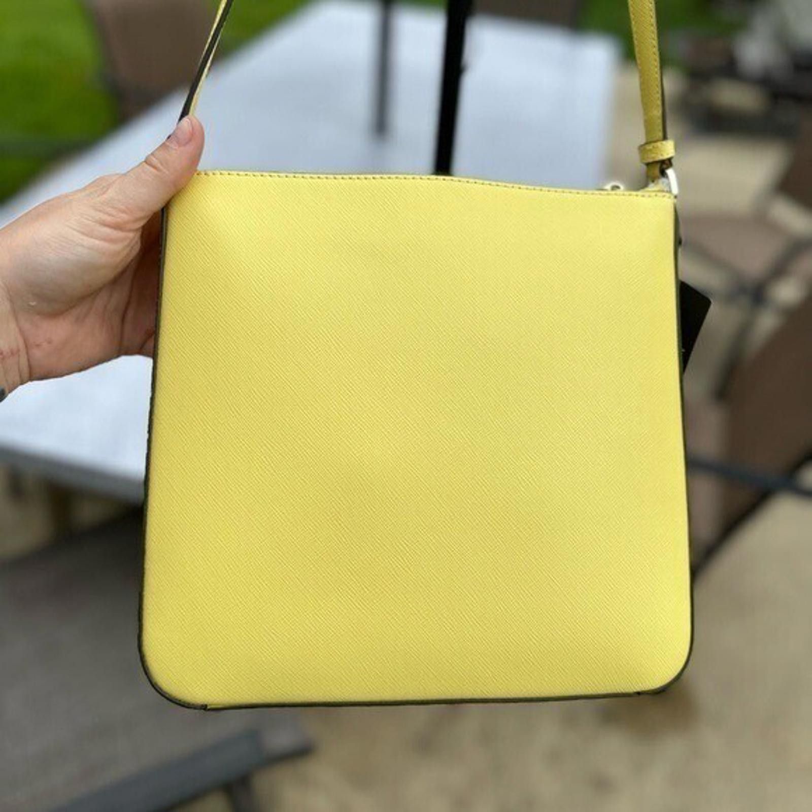 Other Kate Spade Sadie North South Crossbody Leather Yellow Size ONE SIZE - 6 Thumbnail